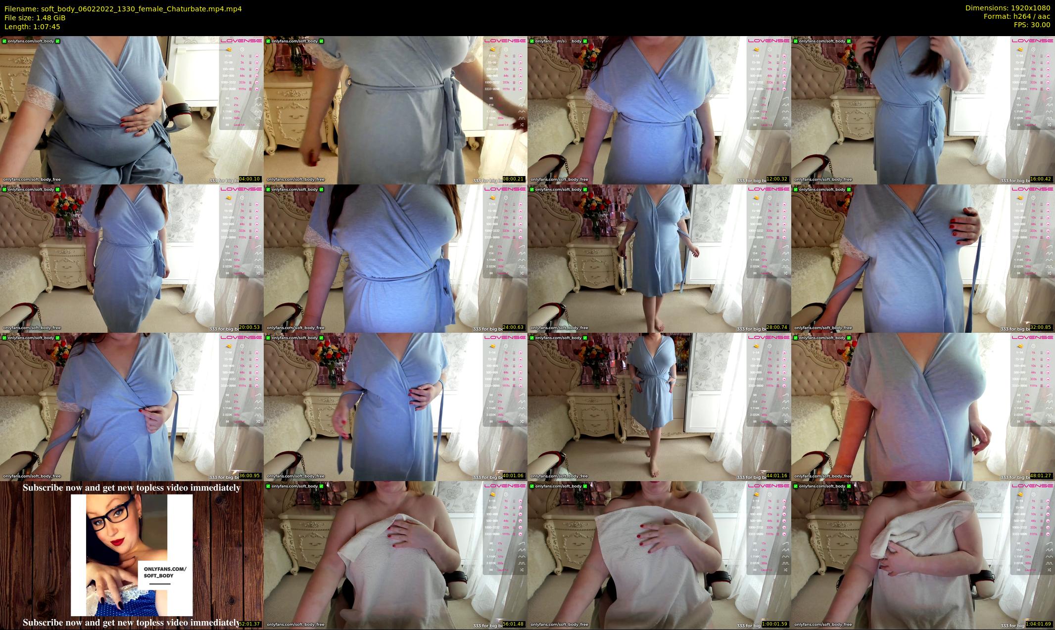 soft_body — 68 minute Chaturbate female cam show recording, 1080p, Feb 6, 2022