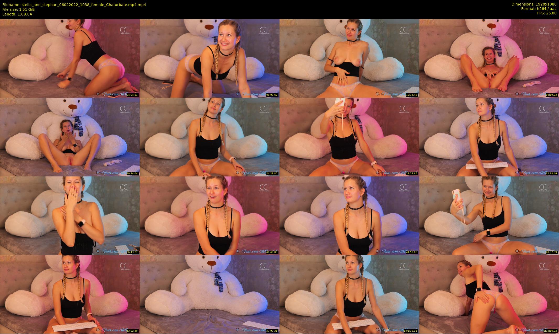 stella_and_stephan — 70 minute Chaturbate couple cam show recording, 1080p, Feb 6, 2022