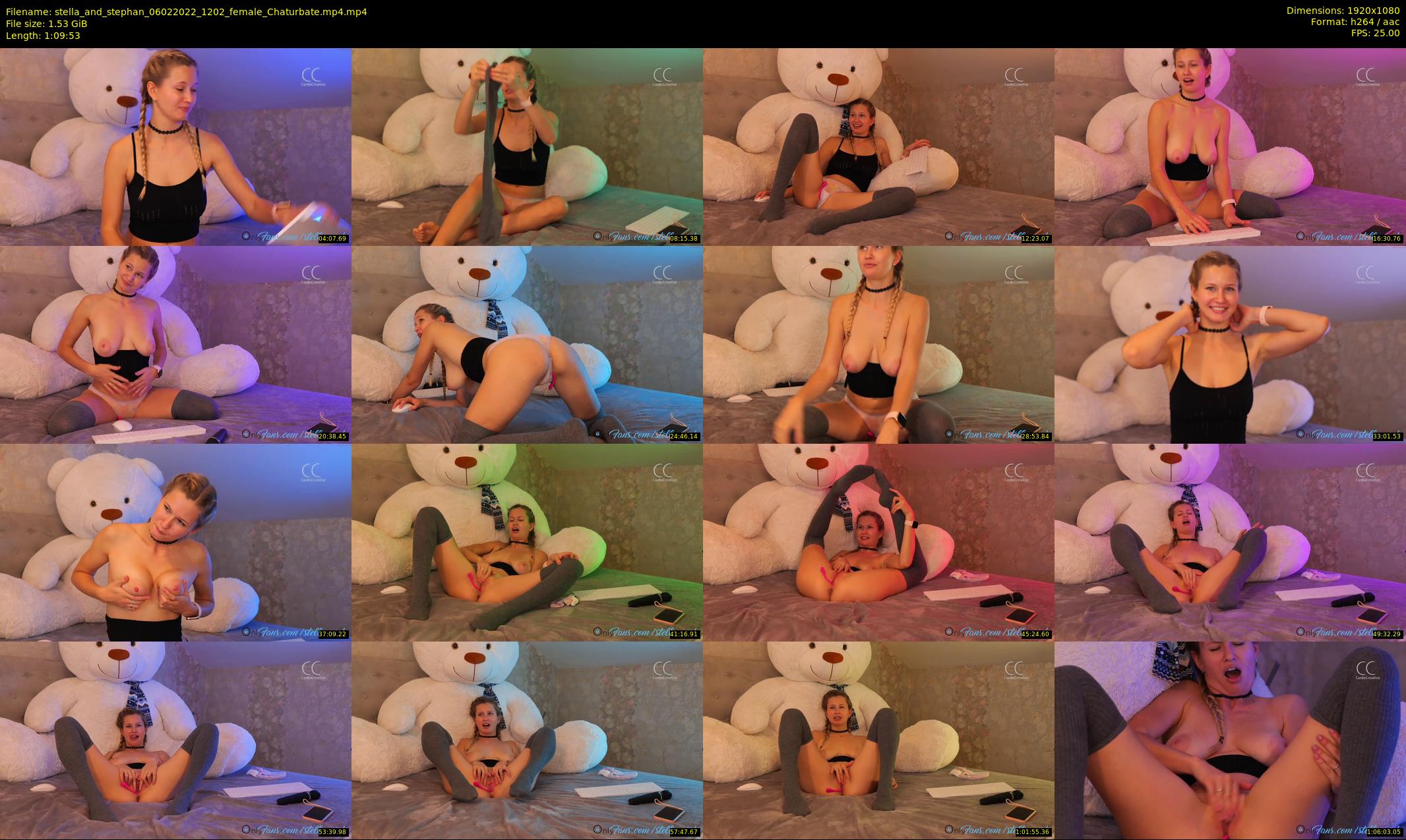 stella_and_stephan — 70 minute Chaturbate couple cam show recording, 1080p, Feb 6, 2022