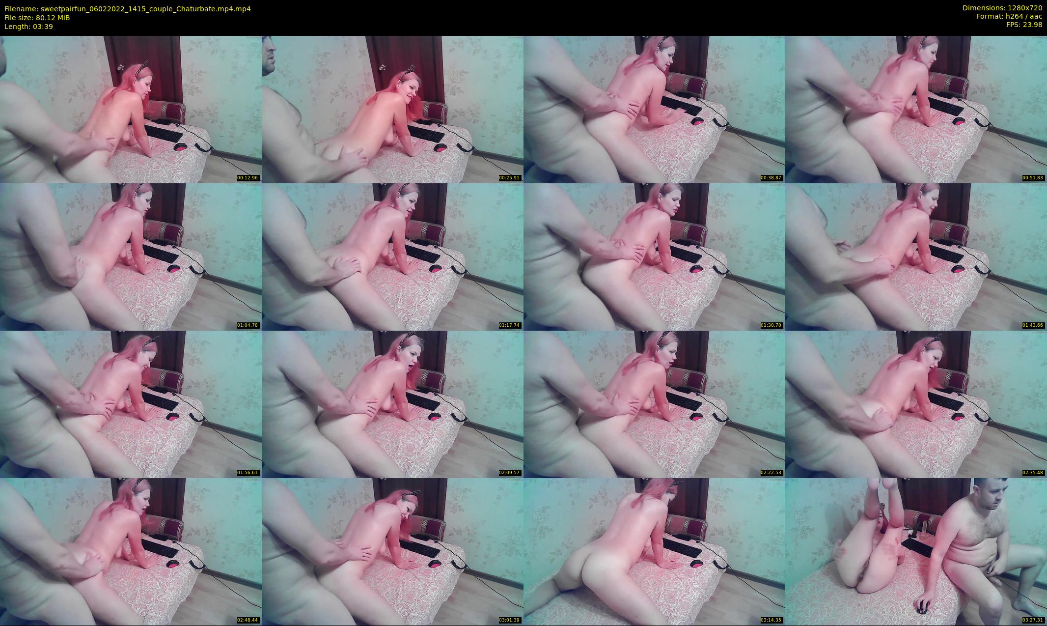 sweetpairfun — 4 minute Chaturbate couple cam show recording, 720p, Feb 6, 2022