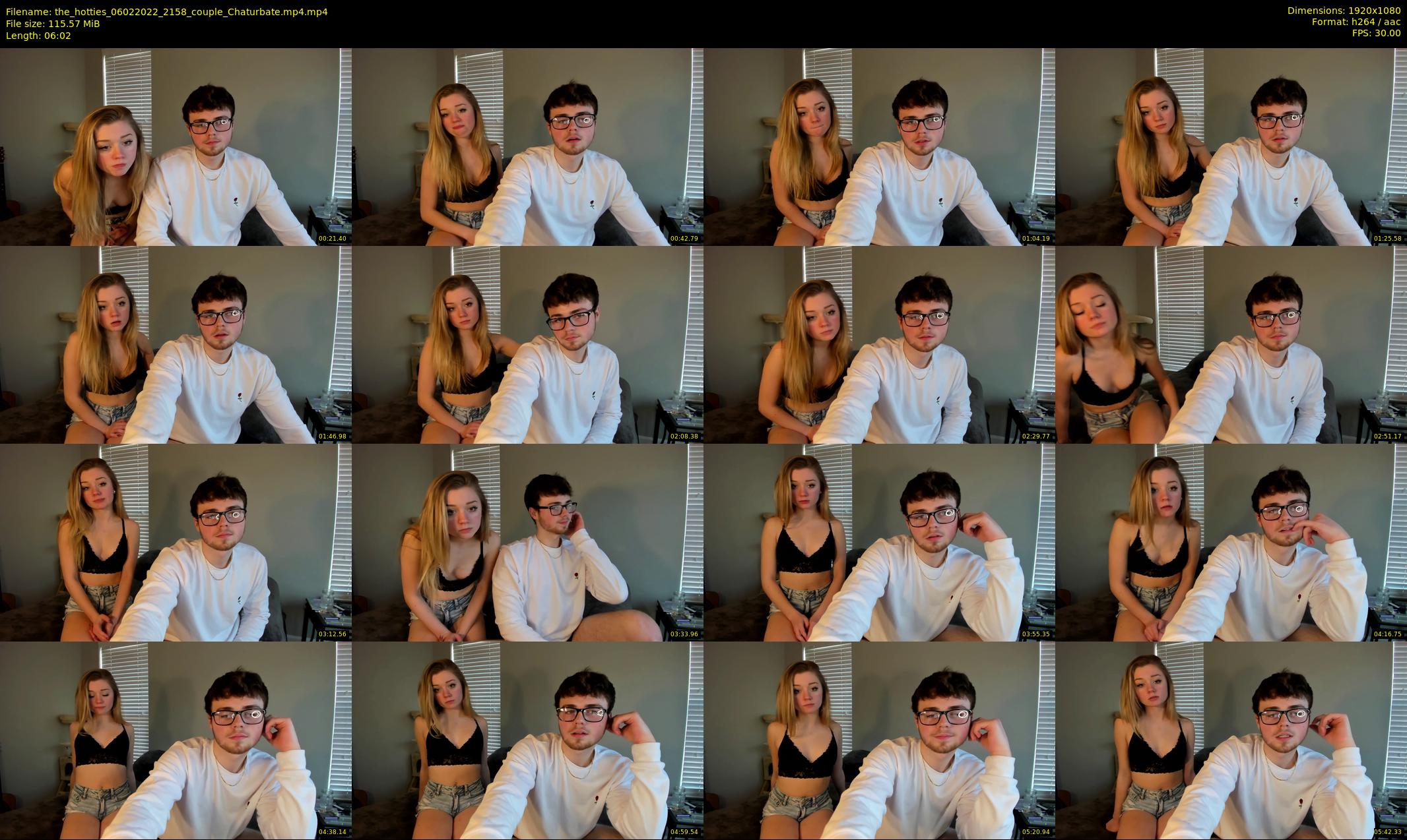 the_hotties — 7 minute Chaturbate couple cam show recording, 1080p, Feb 6, 2022