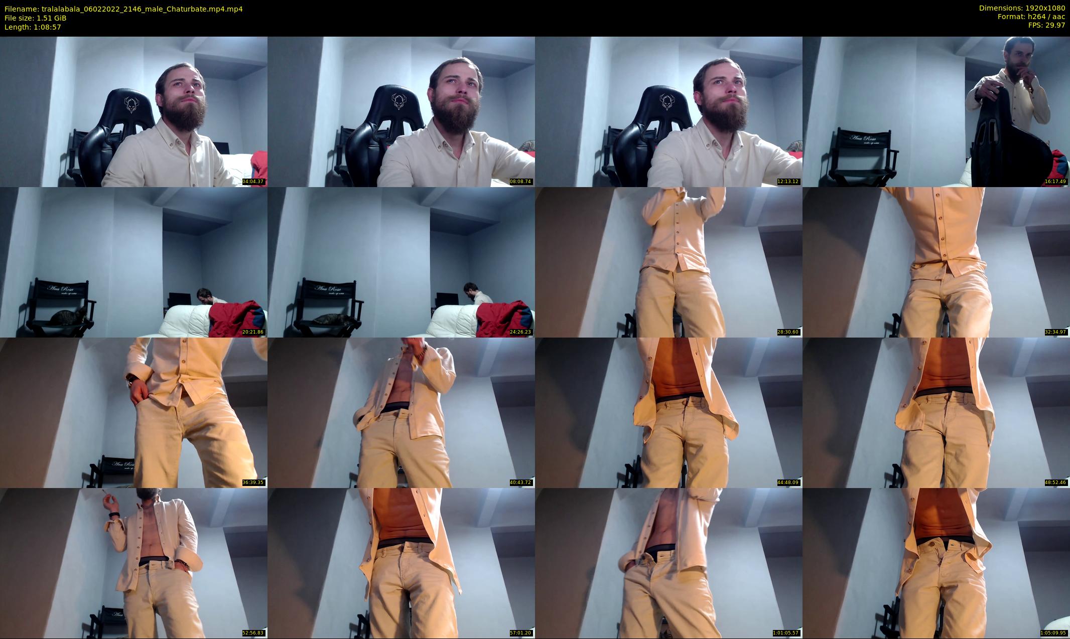 tralalabala — 69 minute Chaturbate male cam show recording, 1080p, Feb 6, 2022