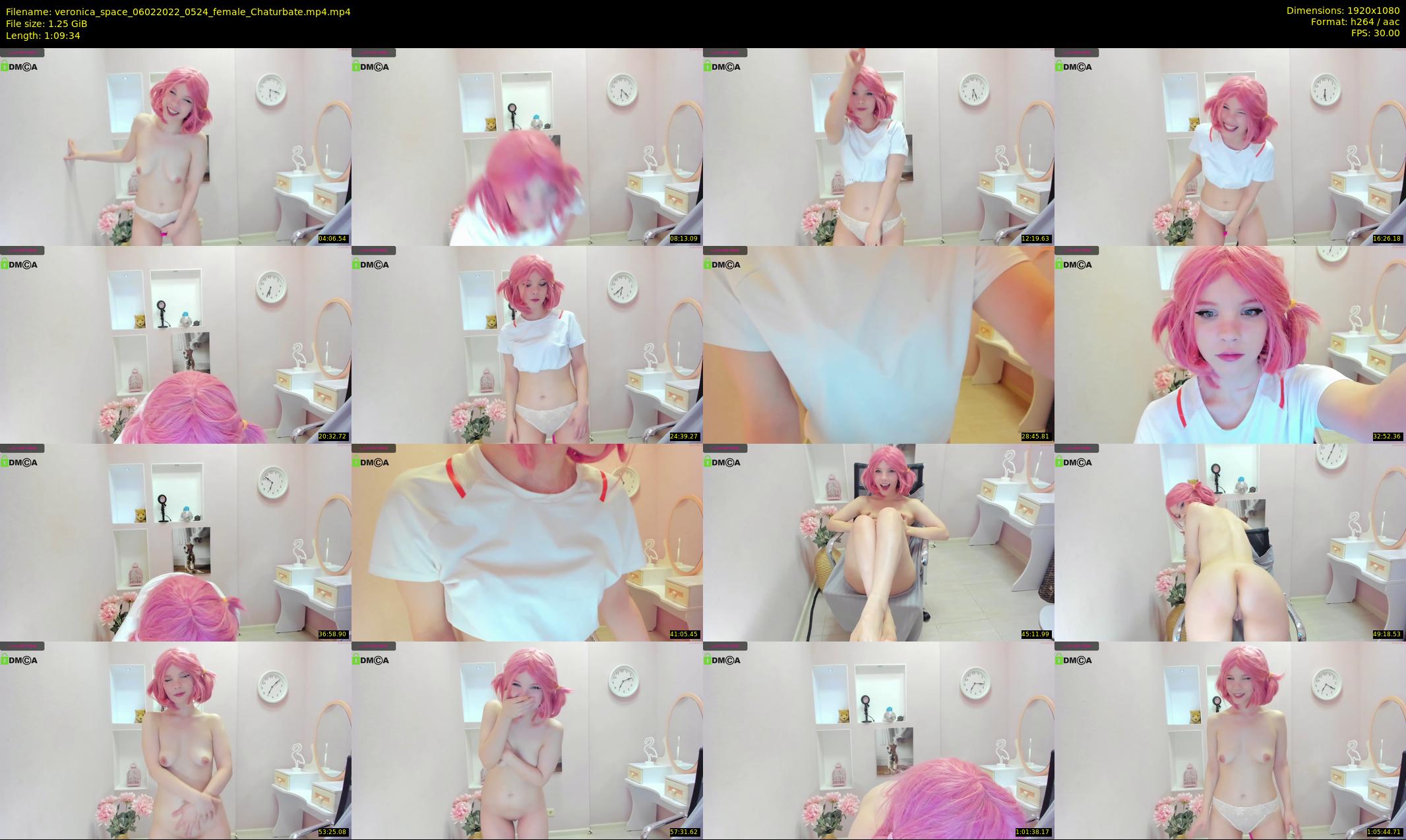 veronica_space — 70 minute Chaturbate female cam show recording, 1080p, Feb 6, 2022
