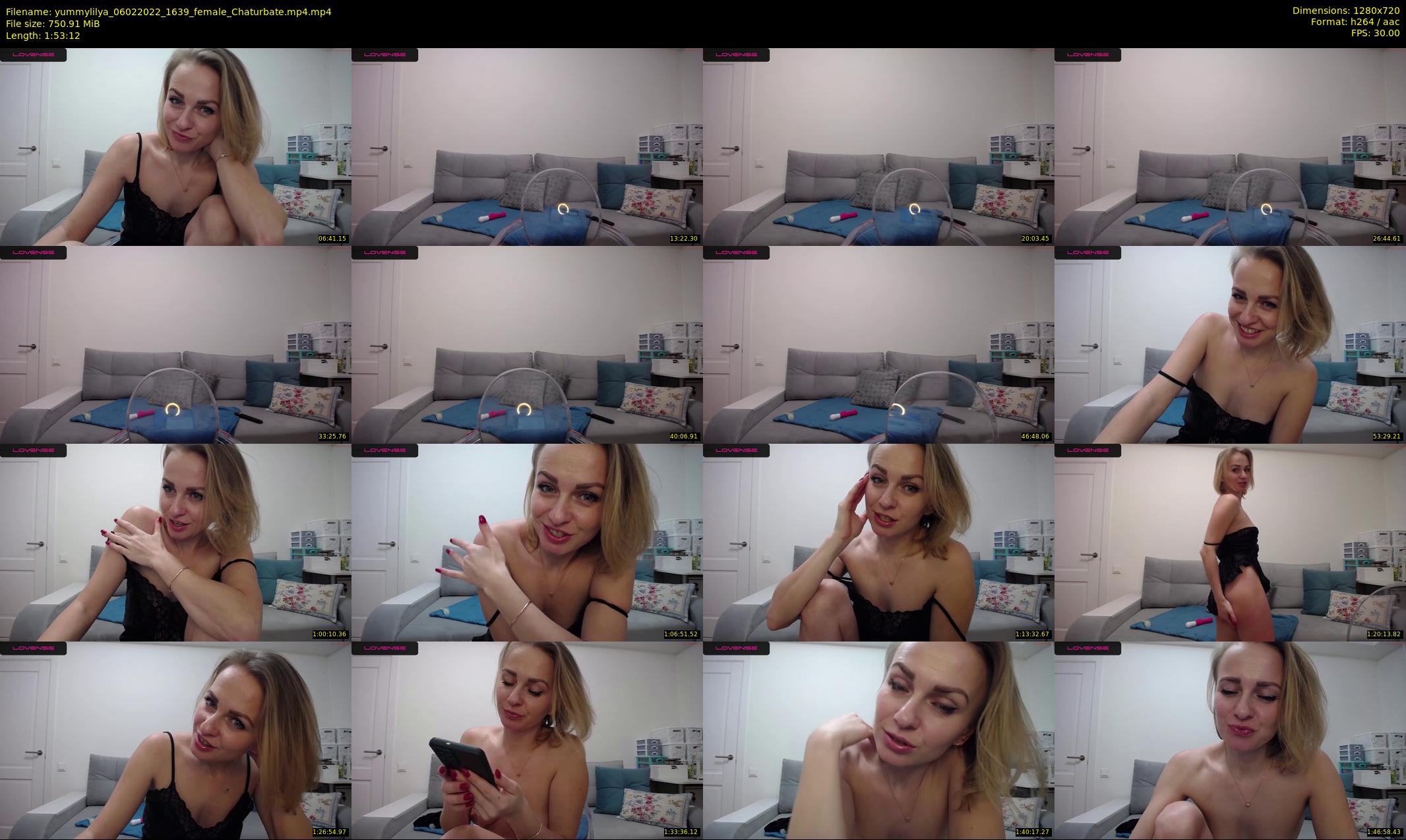 yummylilya — 114 minute Chaturbate female cam show recording, 720p, Feb 6, 2022