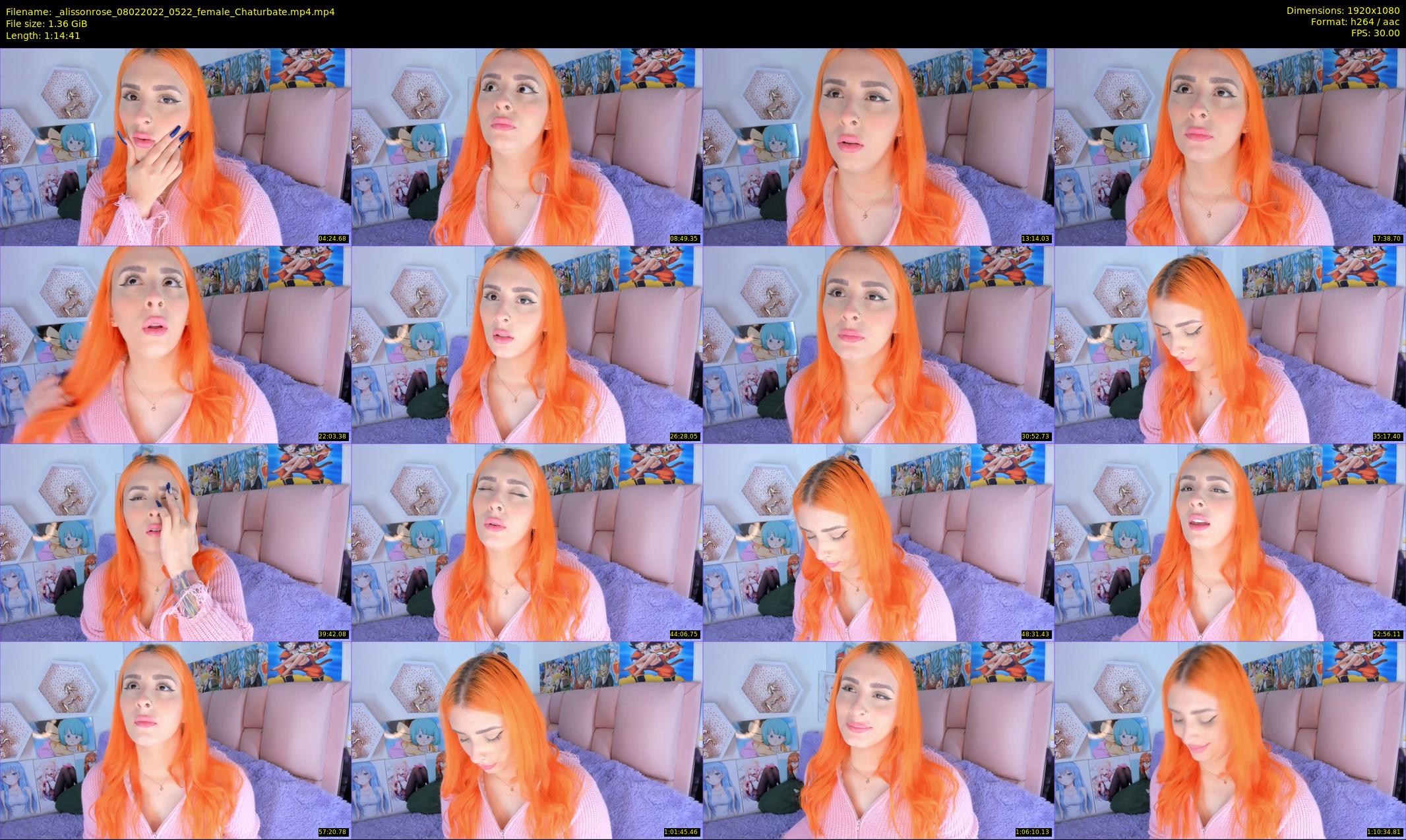 _alissonrose — 75 minute Chaturbate female cam show recording, 1080p, Feb 8, 2022