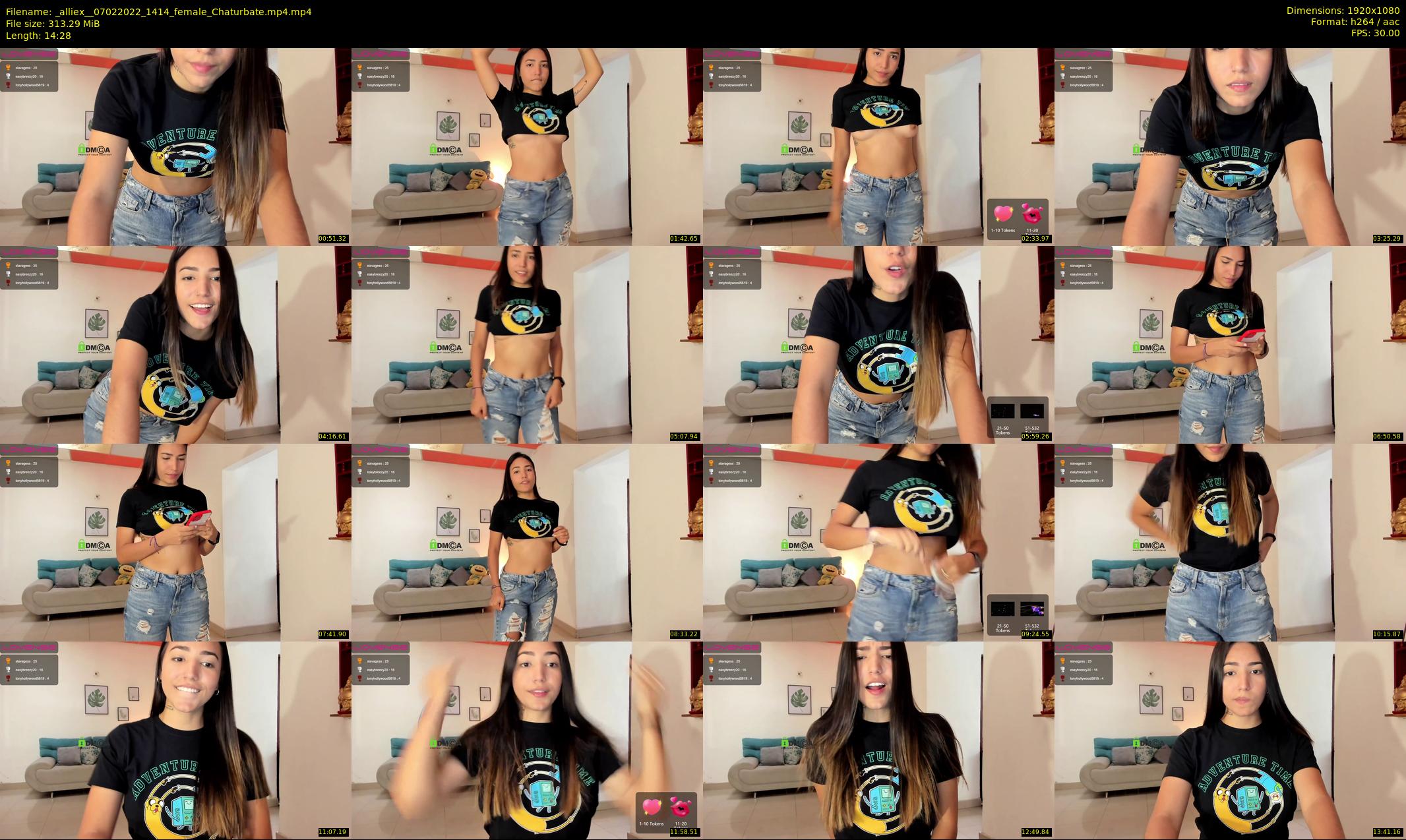 _alliex_ — 15 minute Chaturbate female cam show recording, 1080p, Feb 7, 2022