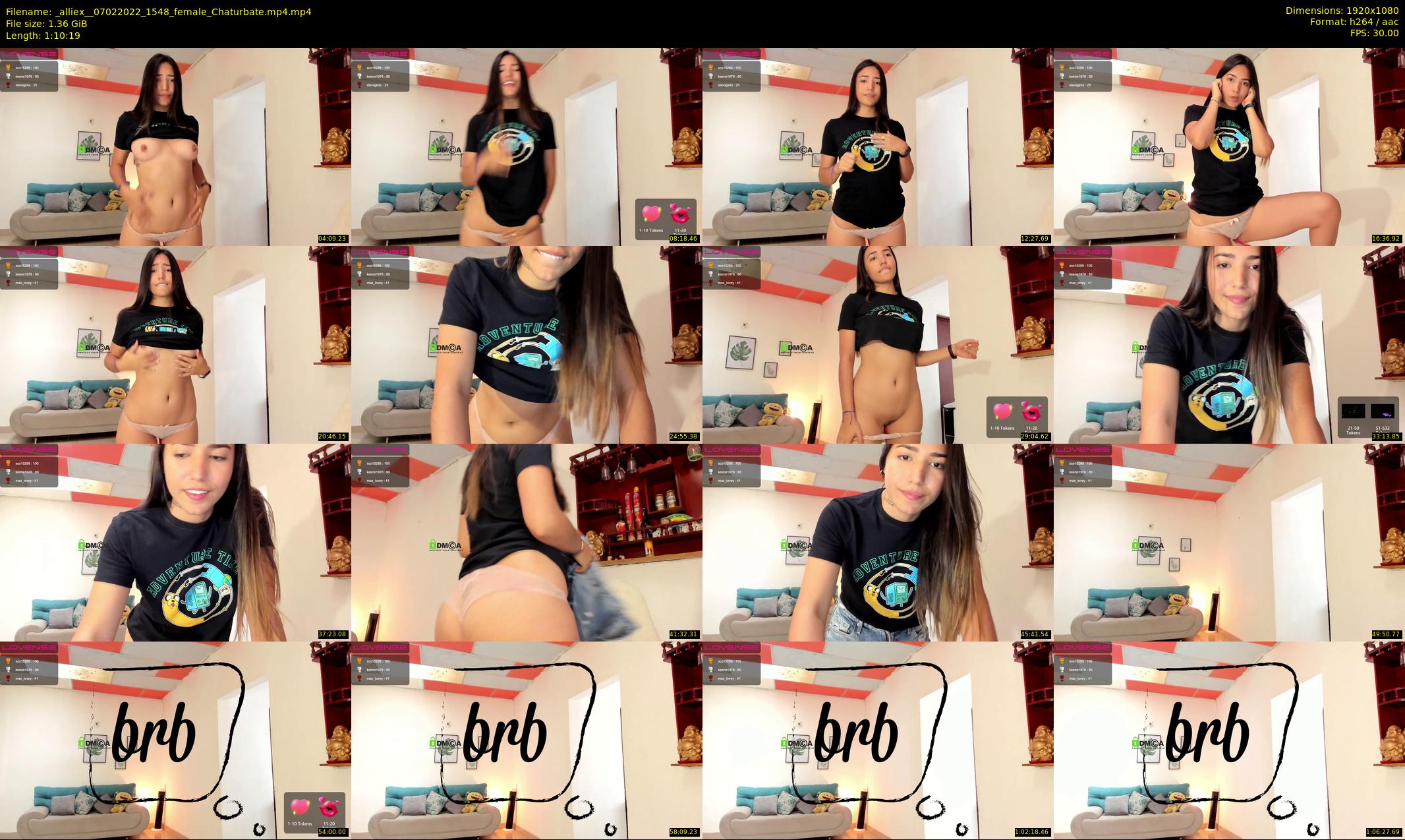 _alliex_ — 71 minute Chaturbate female cam show recording, 1080p, Feb 7, 2022