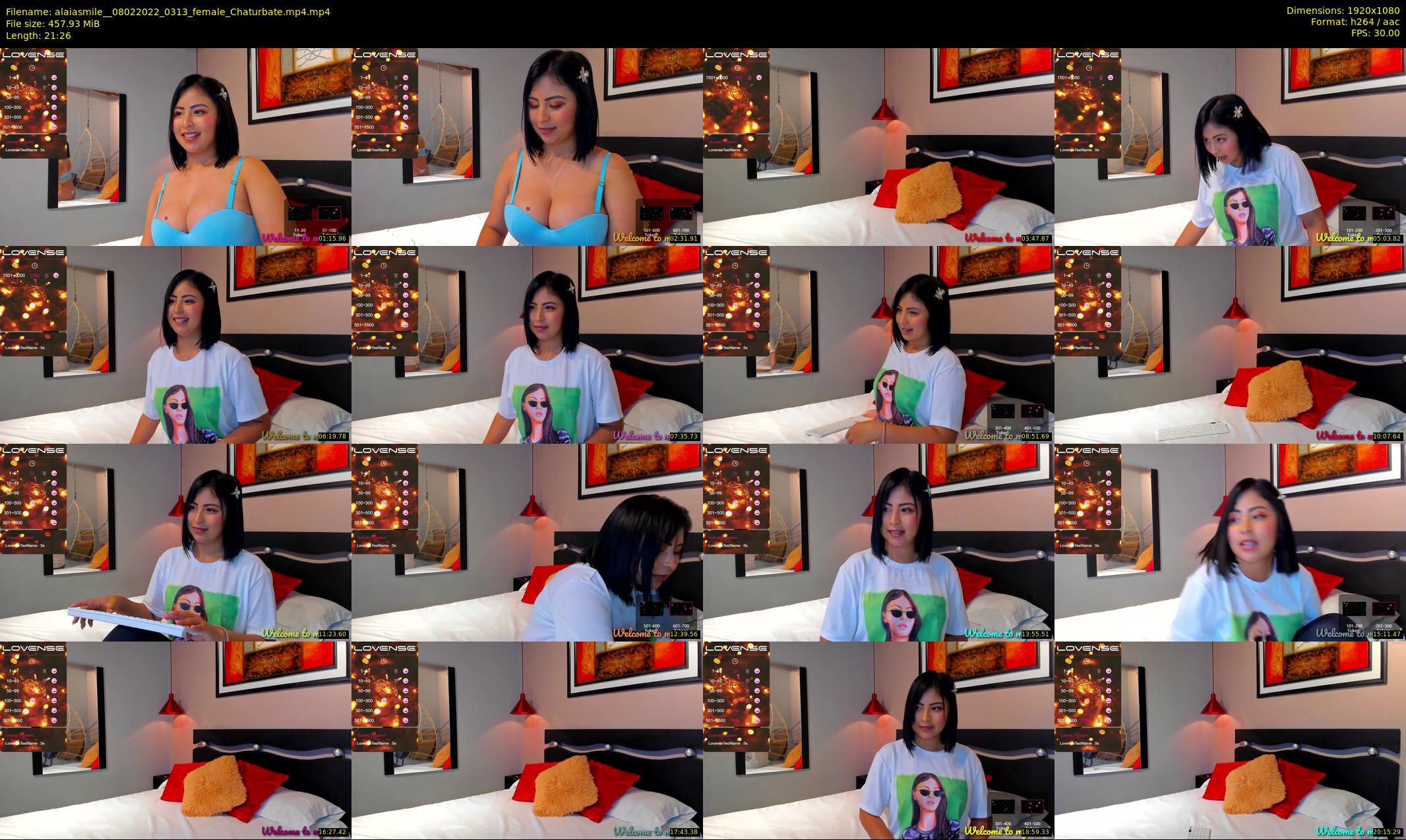 alaiasmile_ — 22 minute Chaturbate female cam show recording, 1080p, Feb 8, 2022