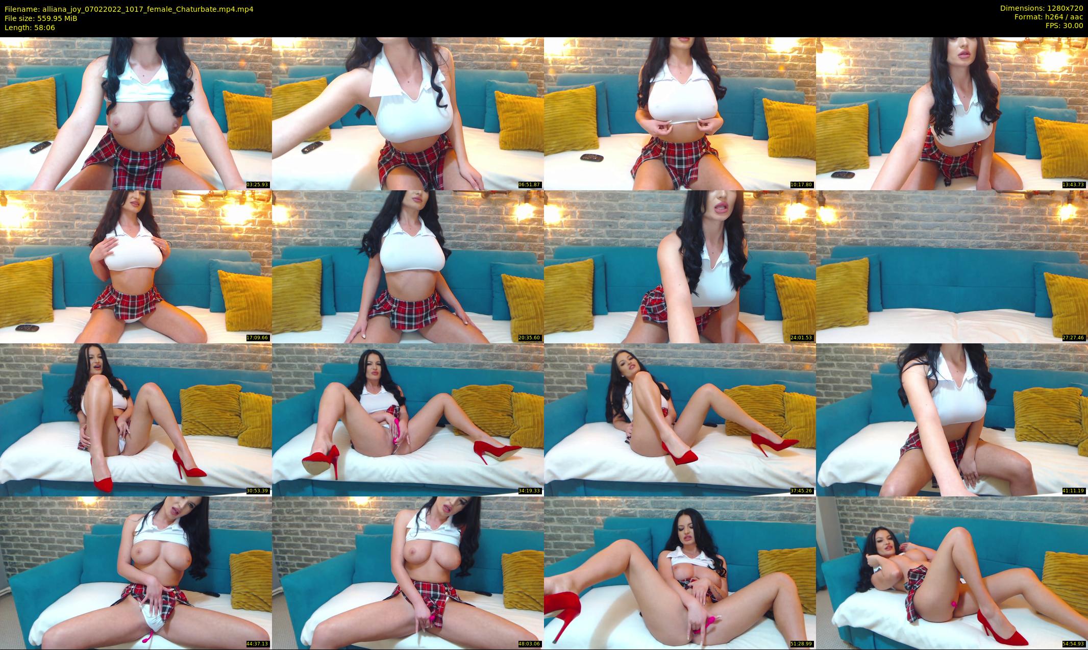 alliana_joy — 59 minute Chaturbate female cam show recording, 720p, Feb 7, 2022