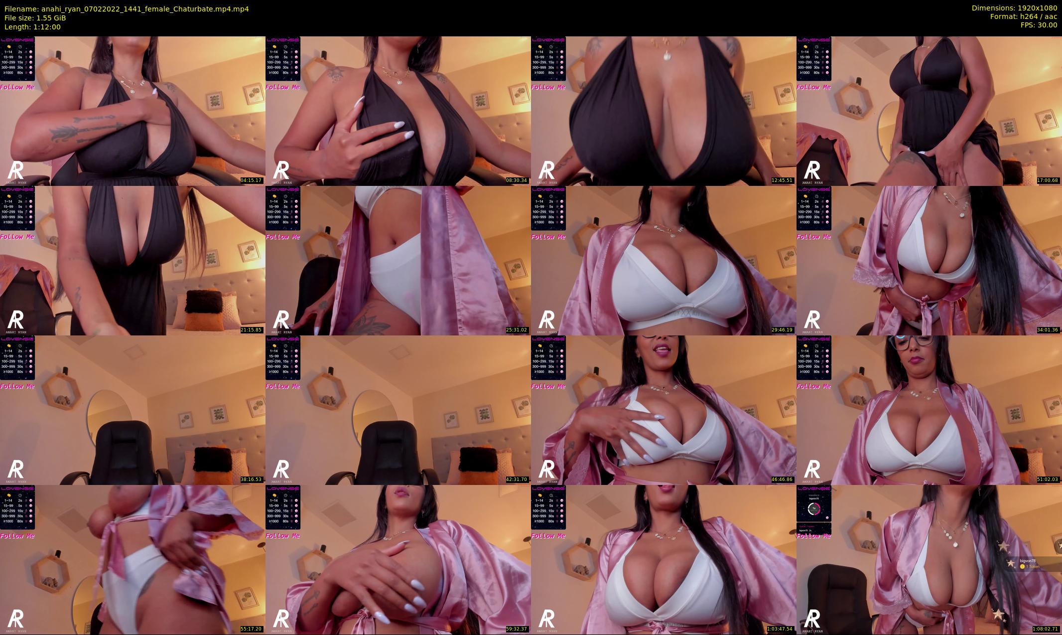 anahi_ryan — 72 minute Chaturbate female cam show recording, 1080p, Feb 7, 2022