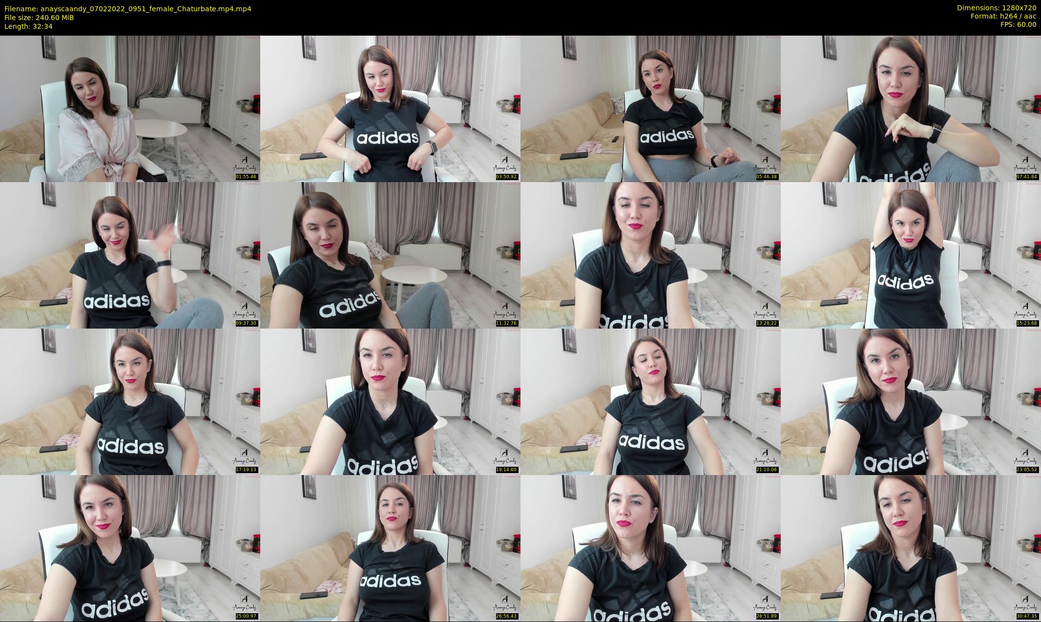 anayscaandy — 33 minute Chaturbate female cam show recording, 720p, Feb 7, 2022