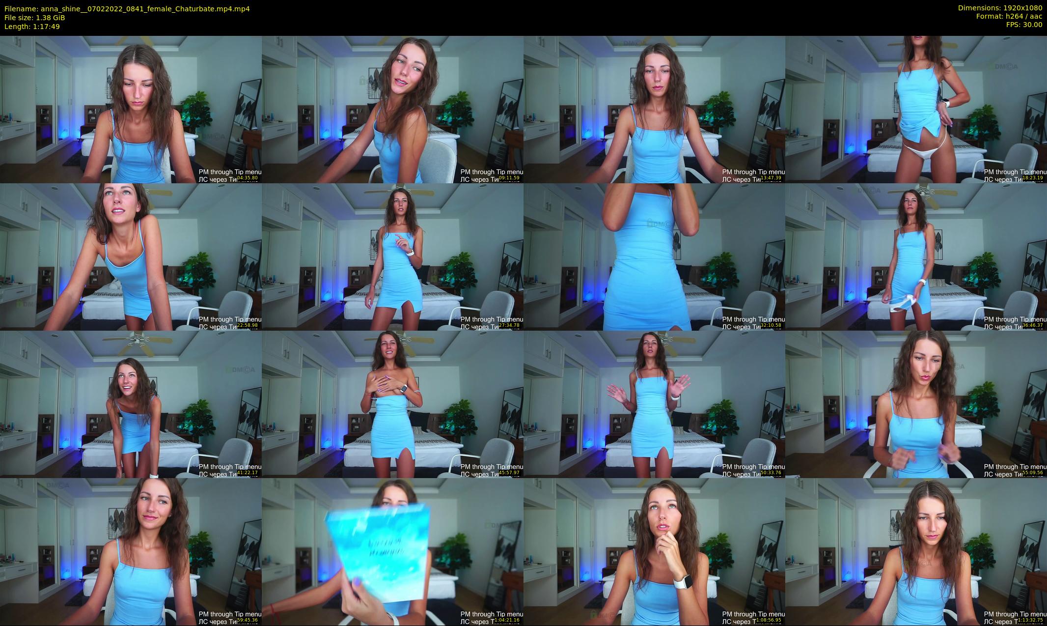 anna_shine_ — 78 minute Chaturbate female cam show recording, 1080p, Feb 7, 2022