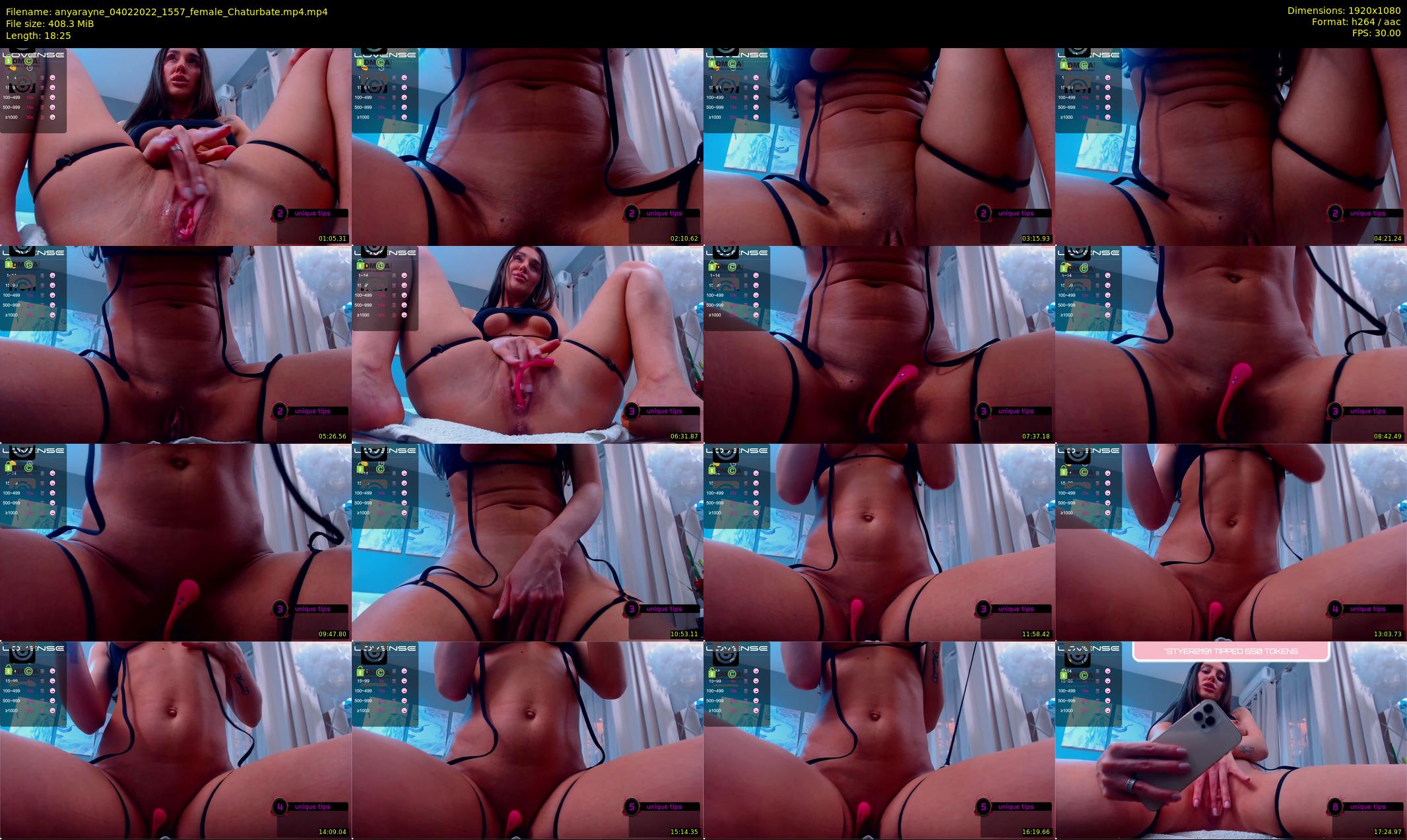anyarayne — 19 minute Chaturbate female cam show recording, 1080p, Feb 4, 2022