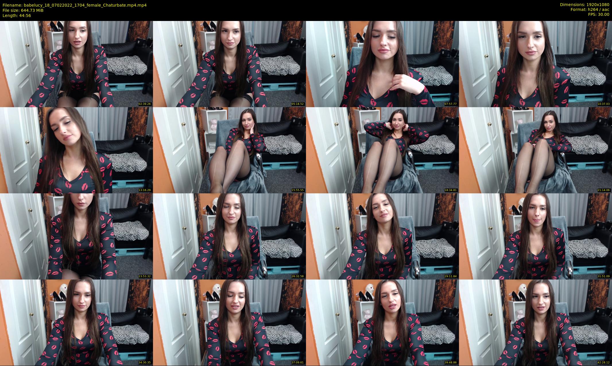 babelucy_18 — 45 minute Chaturbate female cam show recording, 1080p, Feb 7, 2022
