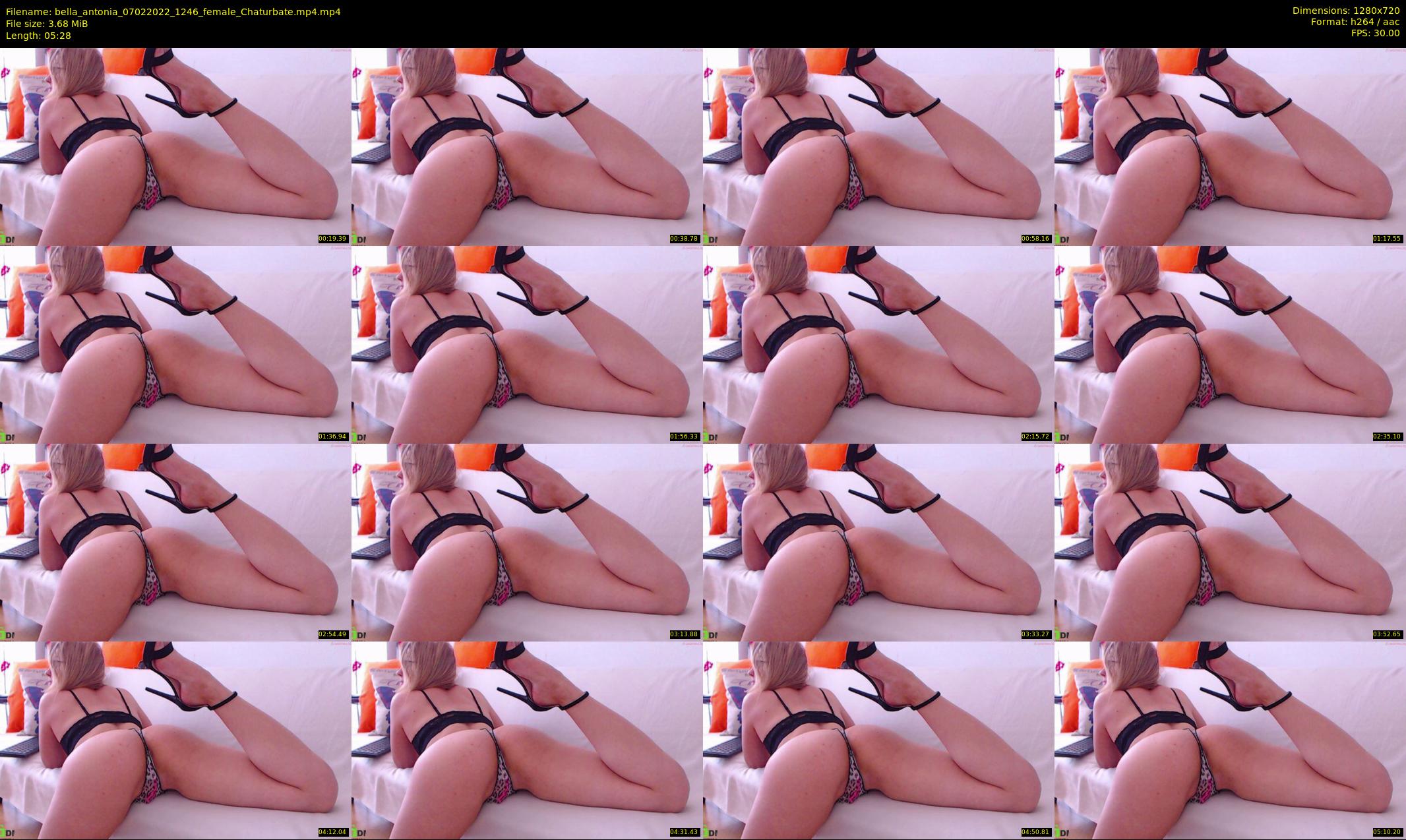 bella_antonia — 6 minute Chaturbate female cam show recording, 720p, Feb 7, 2022