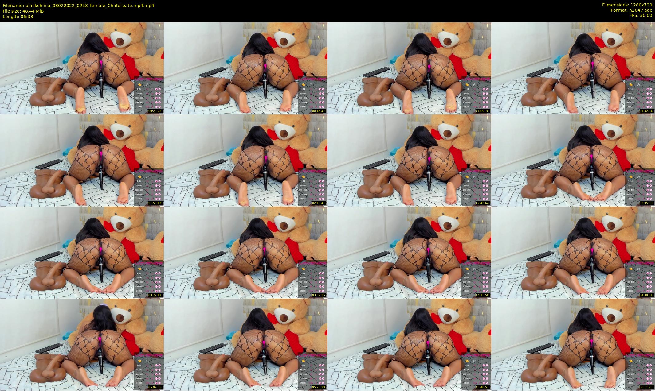 blackchiina — 7 minute Chaturbate female cam show recording, 720p, Feb 8, 2022
