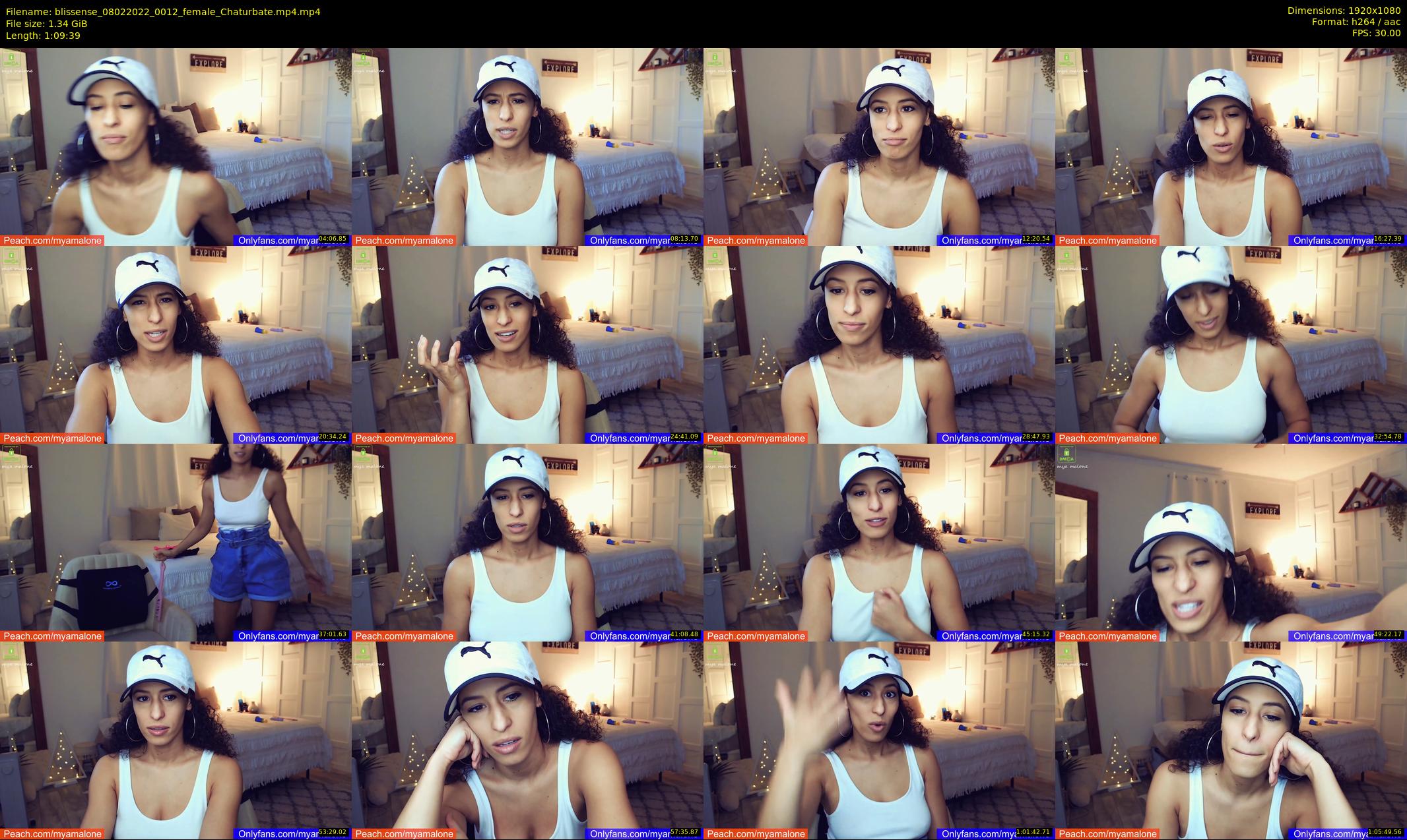 blissense — 70 minute Chaturbate female cam show recording, 1080p, Feb 8, 2022