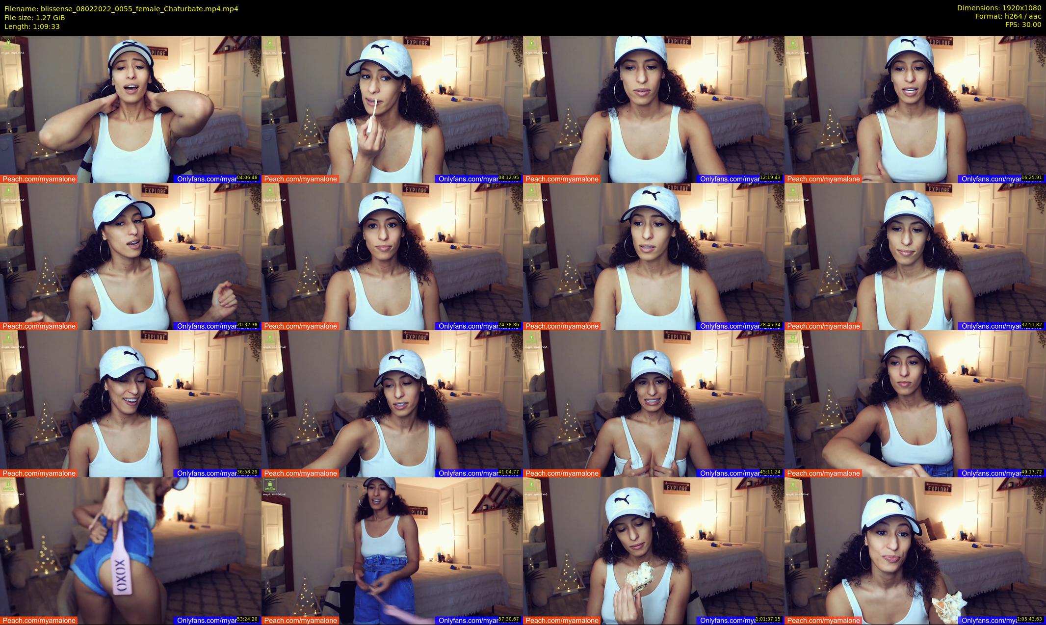 blissense — 70 minute Chaturbate female cam show recording, 1080p, Feb 8, 2022
