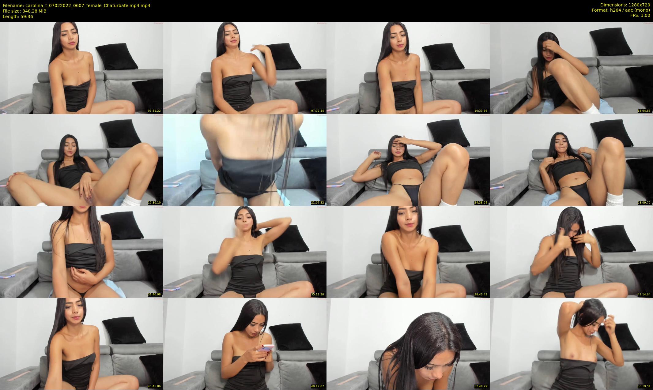 carolina_t — 60 minute Chaturbate female cam show recording, 720p, Feb 7, 2022