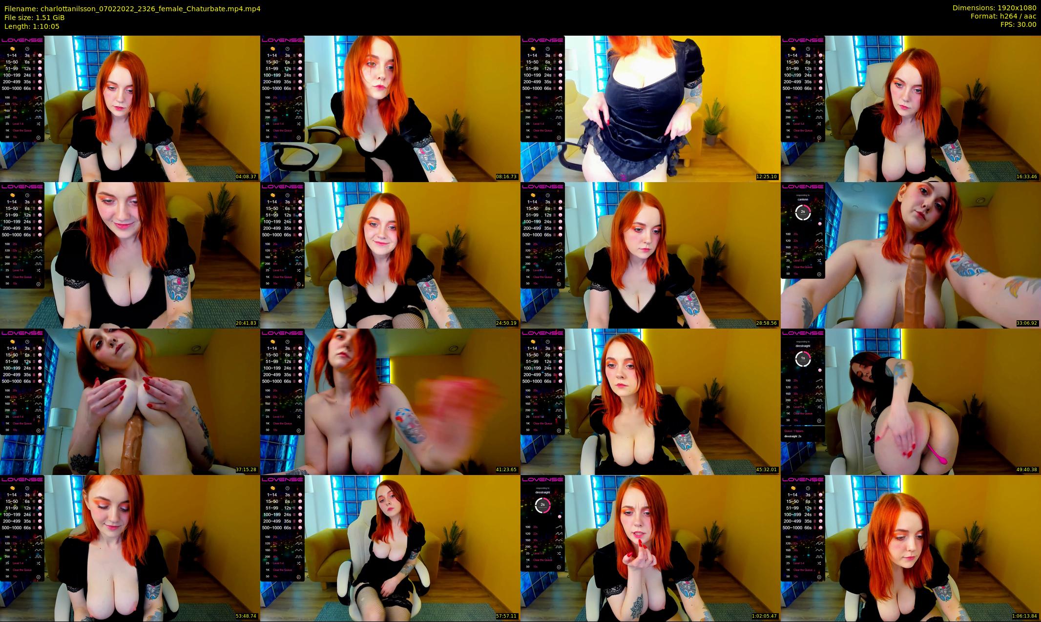 charlottanilsson — 71 minute Chaturbate female cam show recording, 1080p, Feb 7, 2022