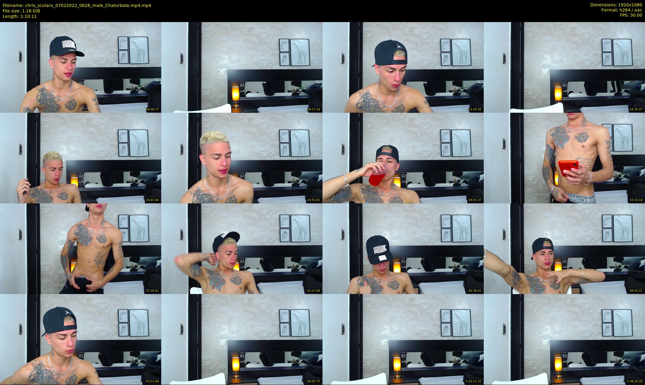 chris_scolaro — 71 minute Chaturbate male cam show recording, 1080p, Feb 7, 2022