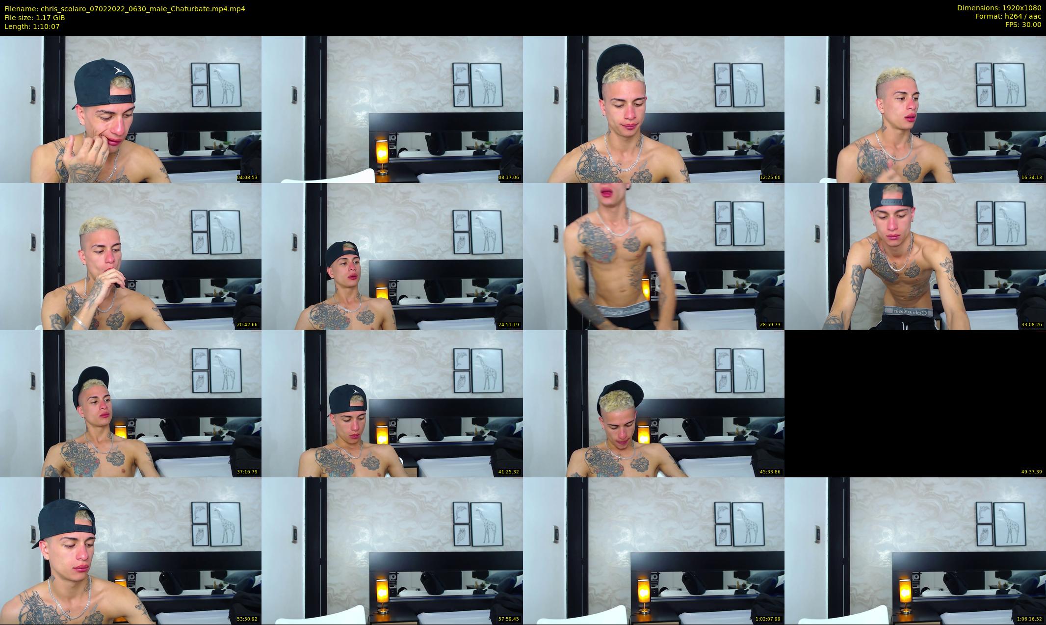 chris_scolaro — 71 minute Chaturbate male cam show recording, 1080p, Feb 7, 2022