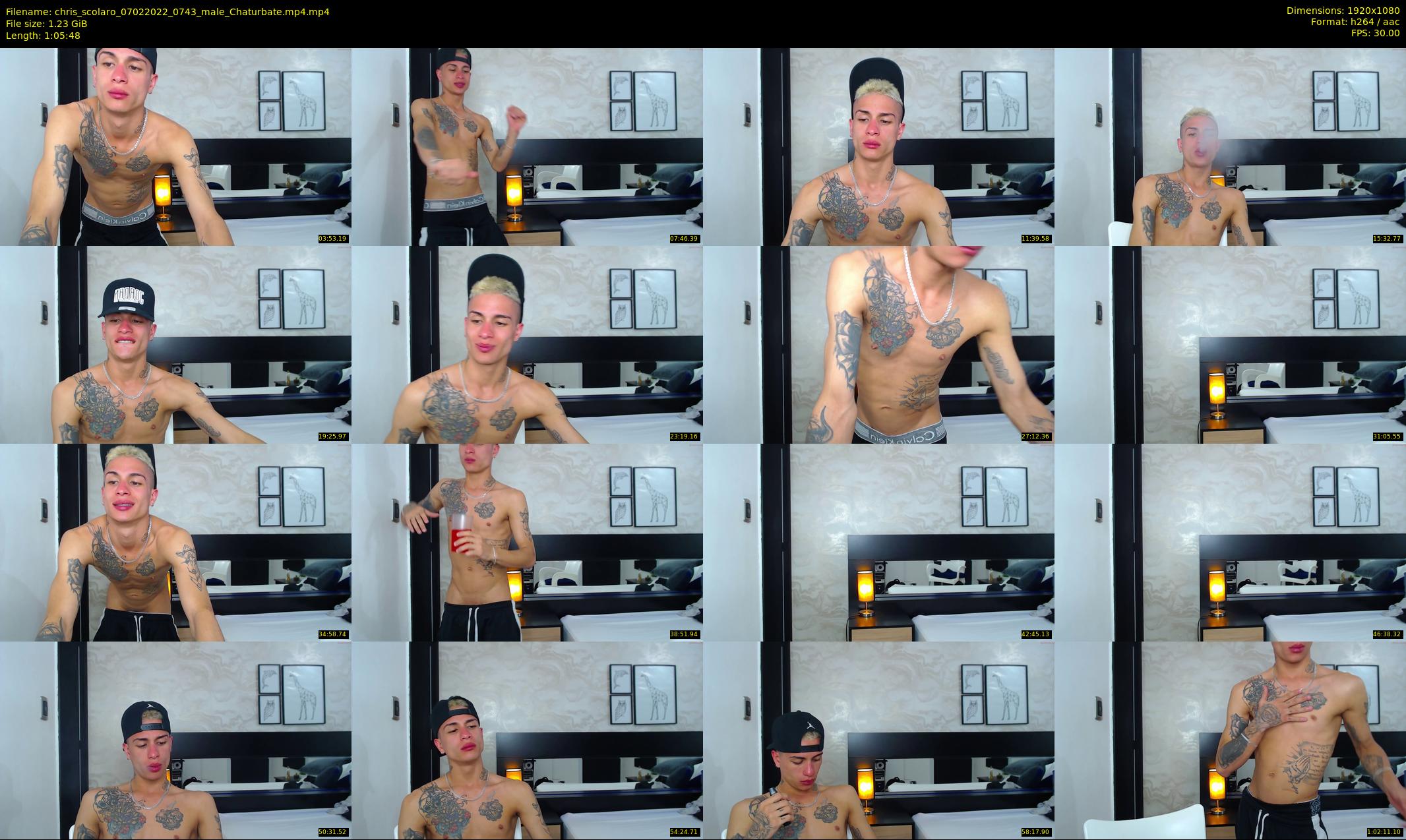 chris_scolaro — 66 minute Chaturbate male cam show recording, 1080p, Feb 7, 2022