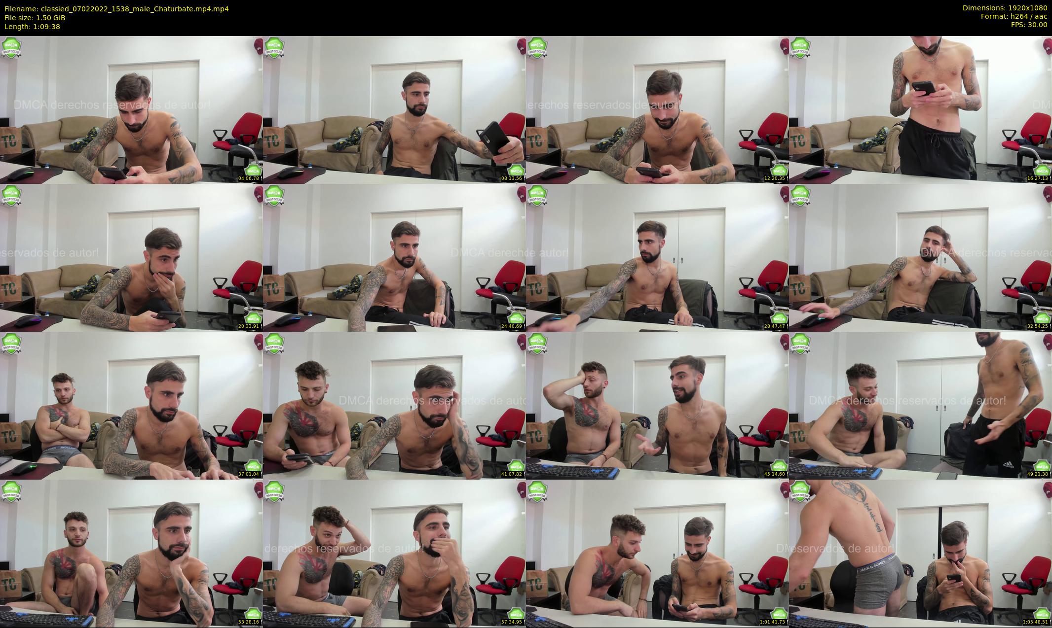 classied — 70 minute Chaturbate male cam show recording, 1080p, Feb 7, 2022