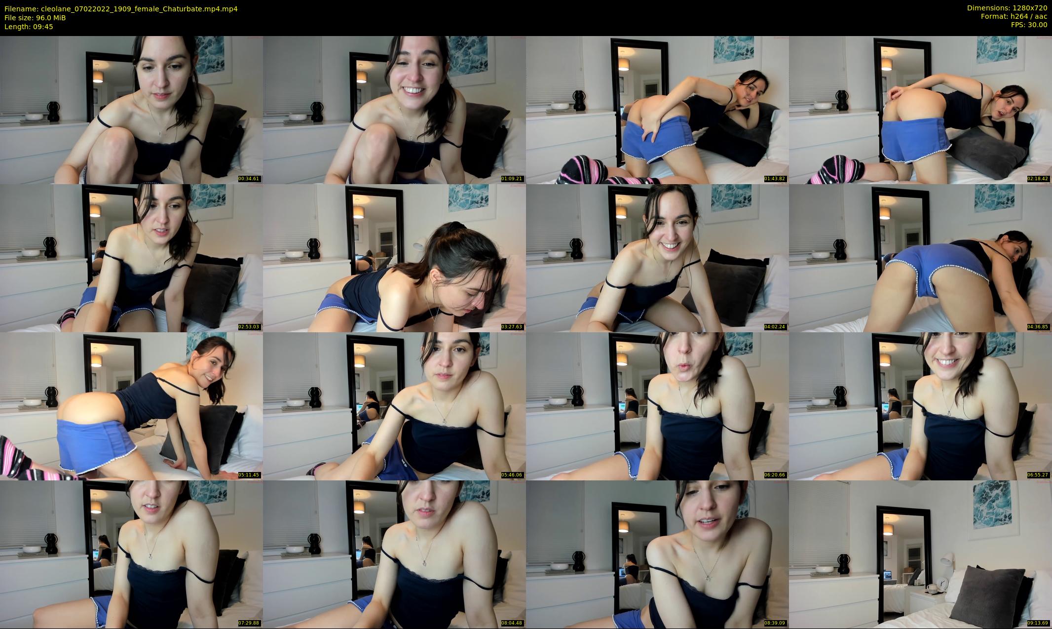 cleolane — 10 minute Chaturbate female cam show recording, 720p, Feb 7, 2022