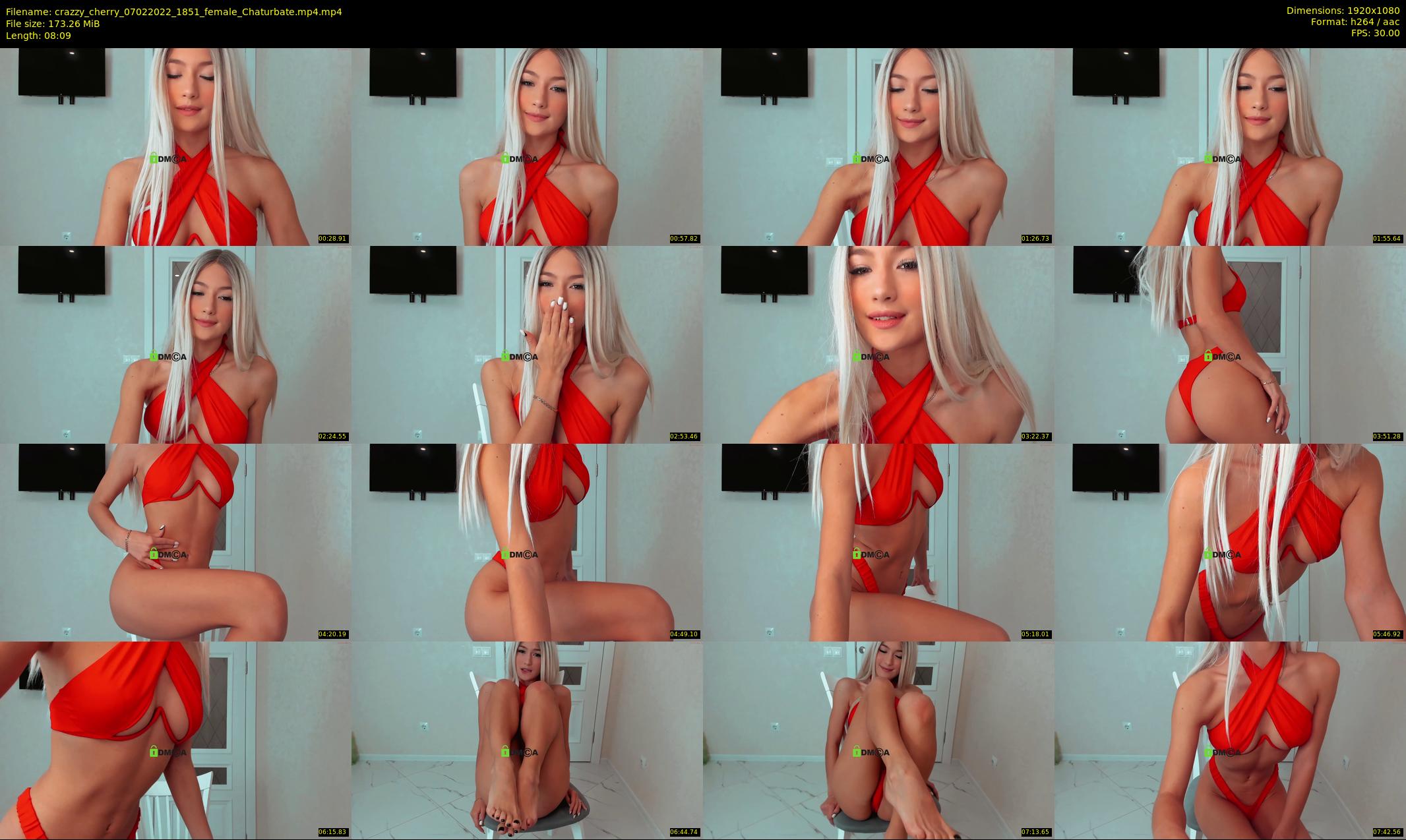 crazzy_cherry — 9 minute Chaturbate female cam show recording, 1080p, Feb 7, 2022