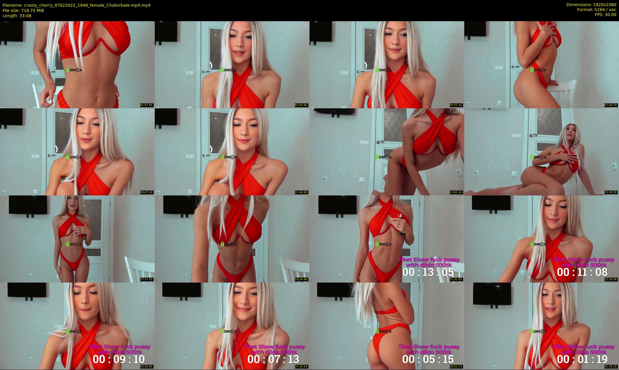 crazzy_cherry — 34 minute Chaturbate female cam show recording, 1080p, Feb 7, 2022