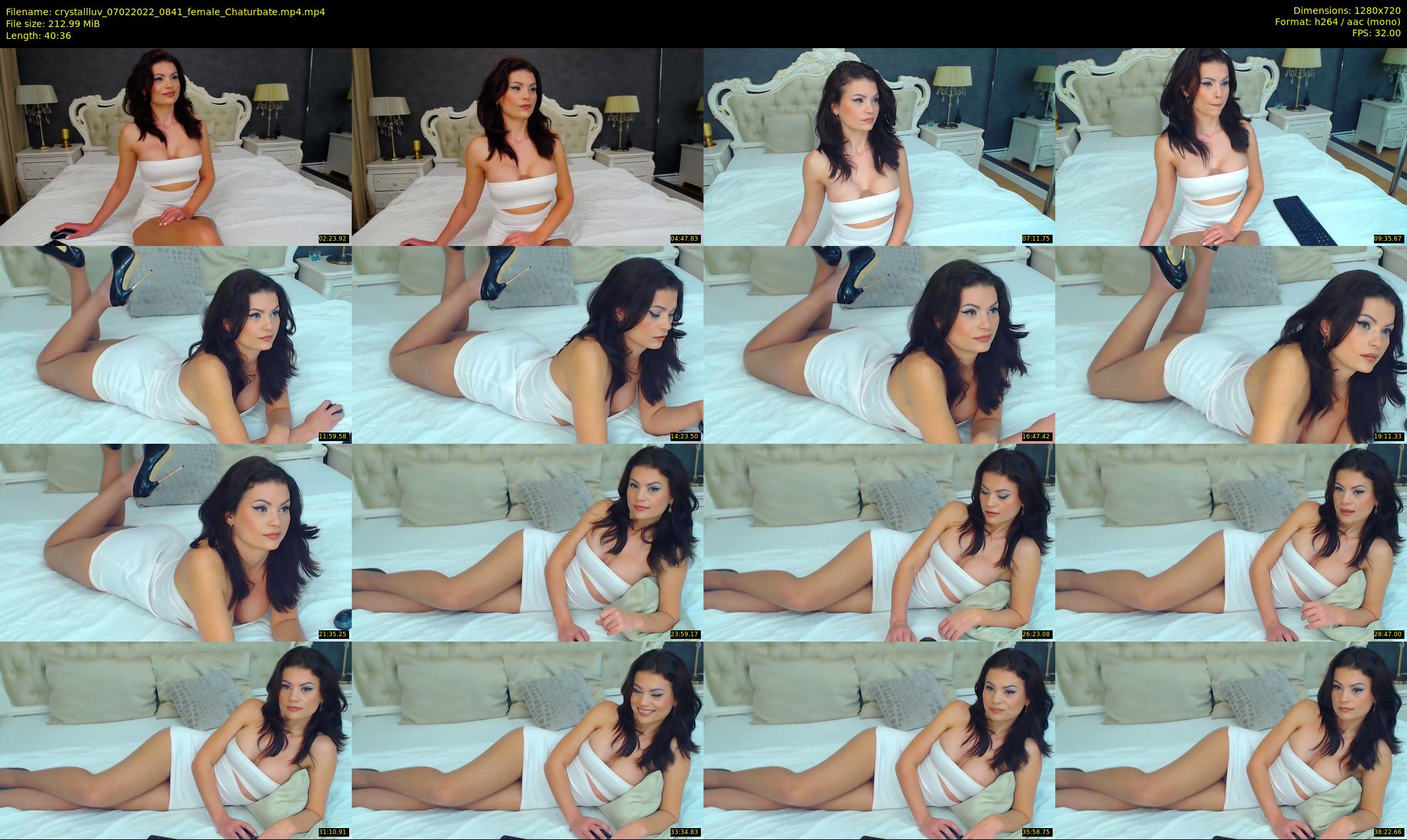crystallluv — 41 minute Chaturbate female cam show recording, 720p, Feb 7, 2022