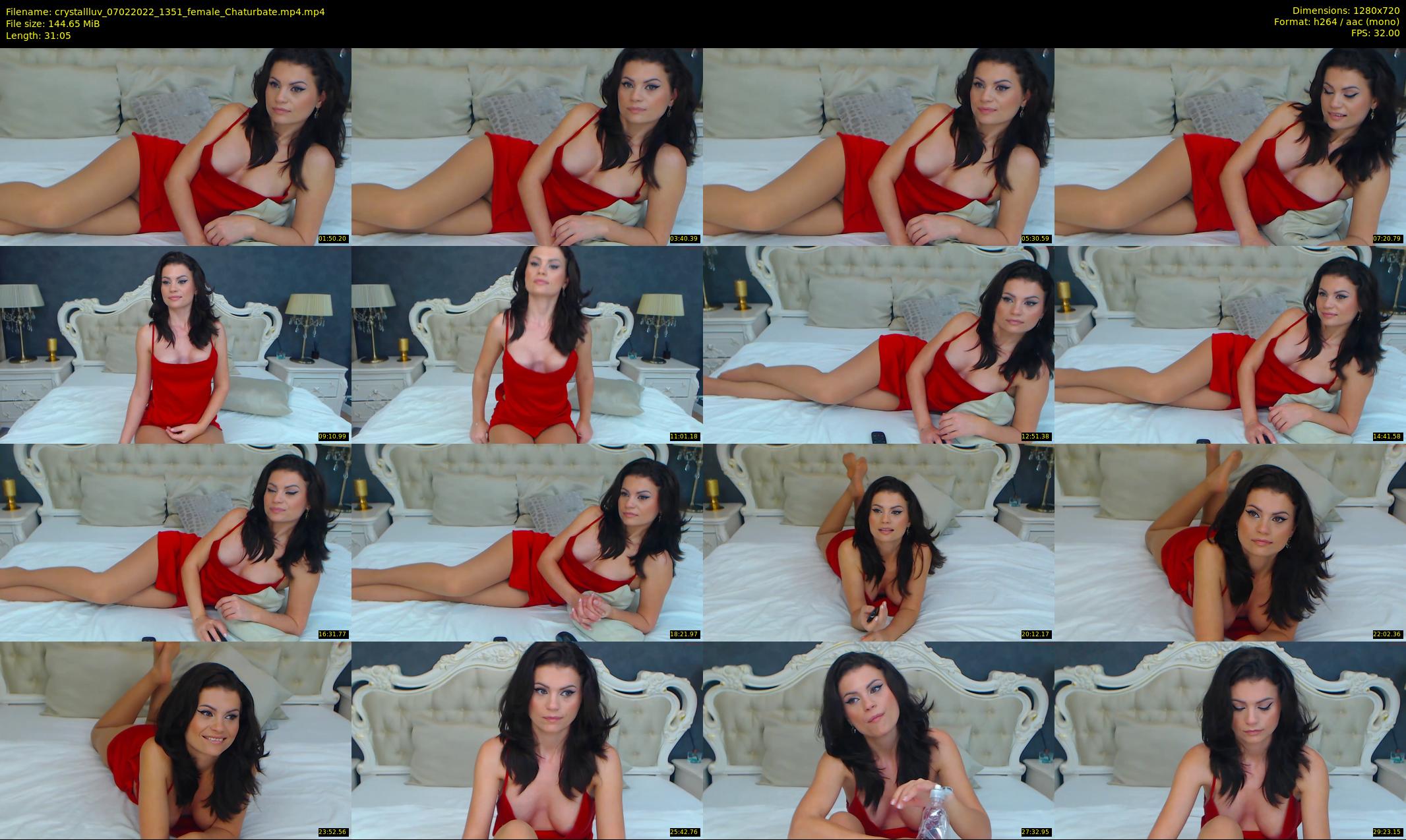 crystallluv — 32 minute Chaturbate female cam show recording, 720p, Feb 7, 2022