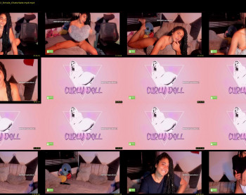 curlydoll1 — 98 minute Chaturbate female cam show recording, 720p, Feb 8, 2022