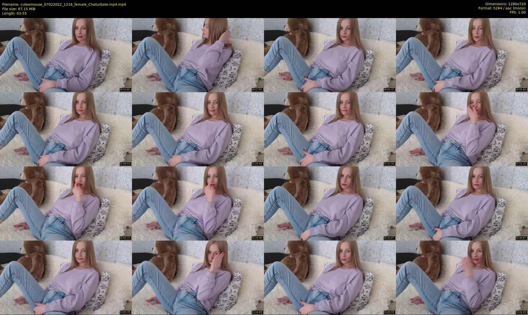 cuteemouse — 4 minute Chaturbate female cam show recording, 720p, Feb 7, 2022