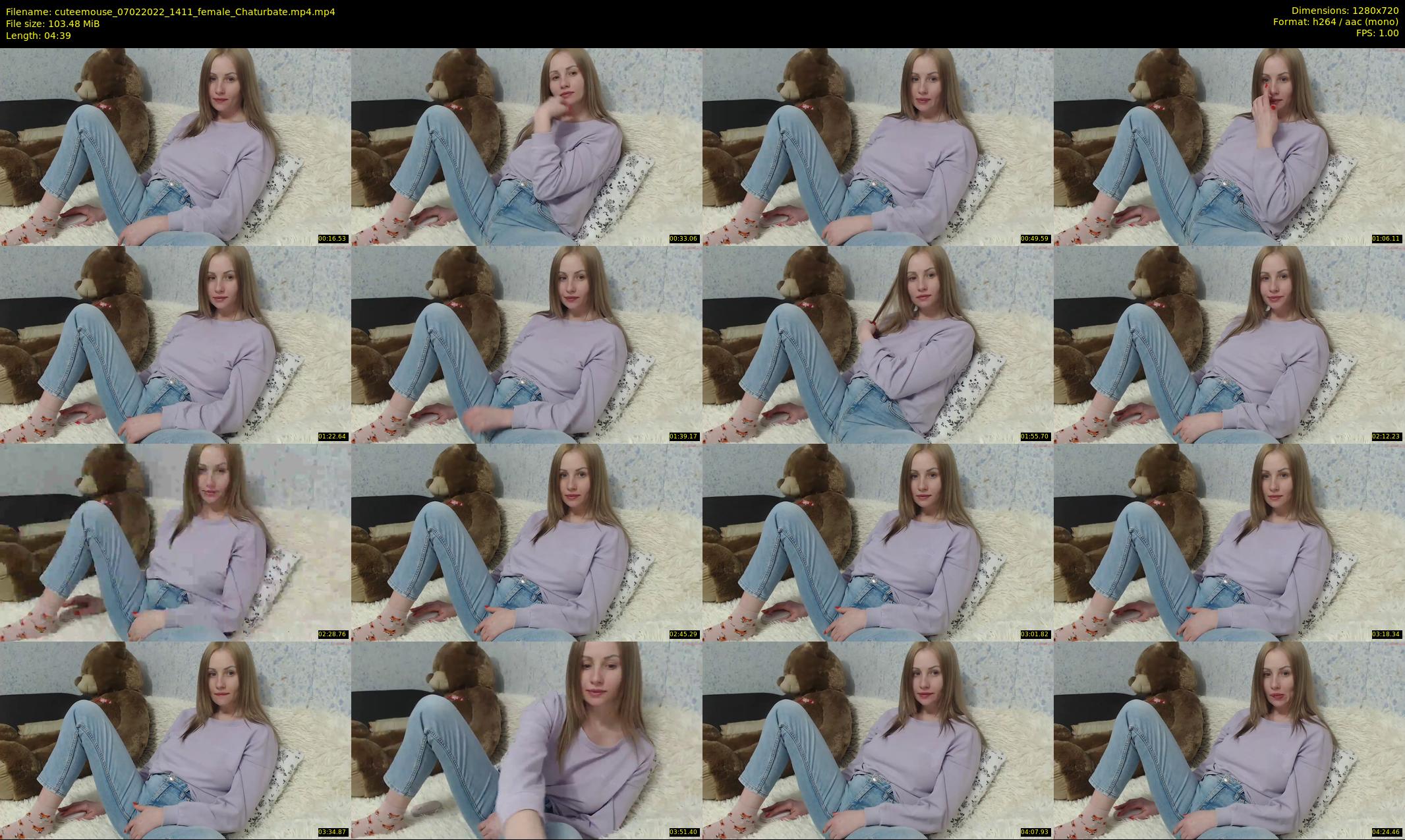 cuteemouse — 5 minute Chaturbate female cam show recording, 720p, Feb 7, 2022
