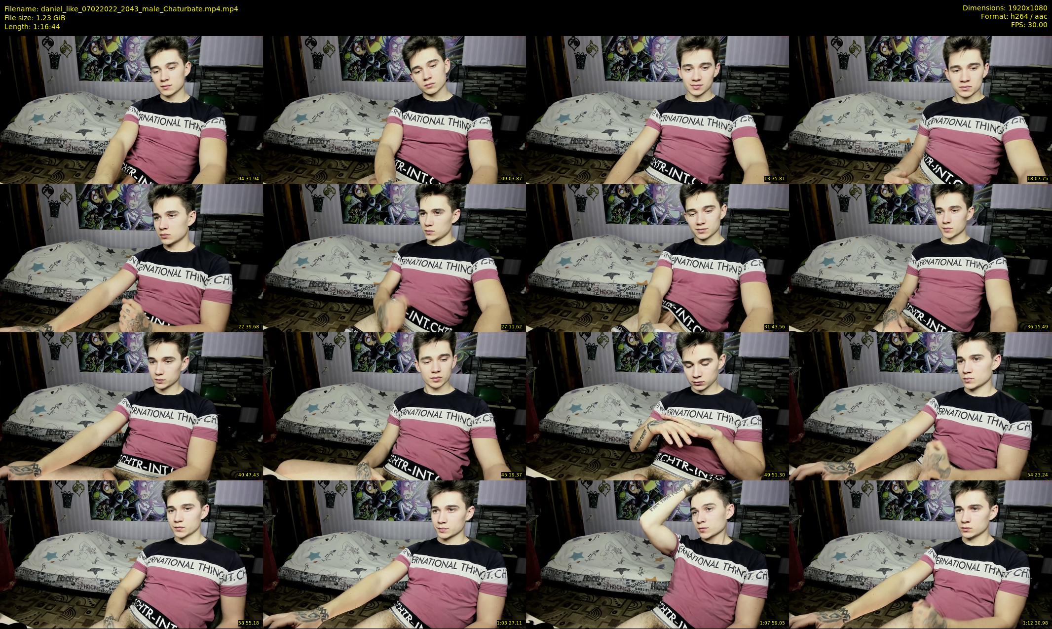 daniel_like — 77 minute Chaturbate male cam show recording, 1080p, Feb 7, 2022