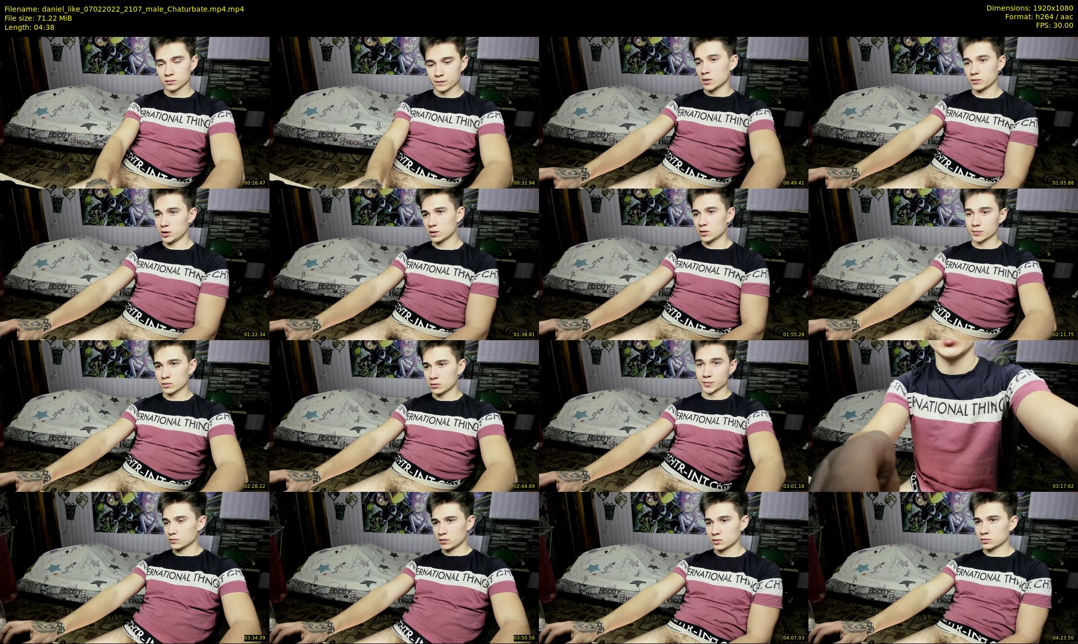 daniel_like — 5 minute Chaturbate male cam show recording, 1080p, Feb 7, 2022