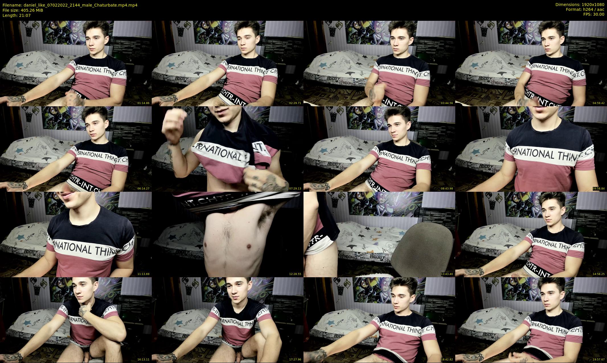 daniel_like — 22 minute Chaturbate male cam show recording, 1080p, Feb 7, 2022