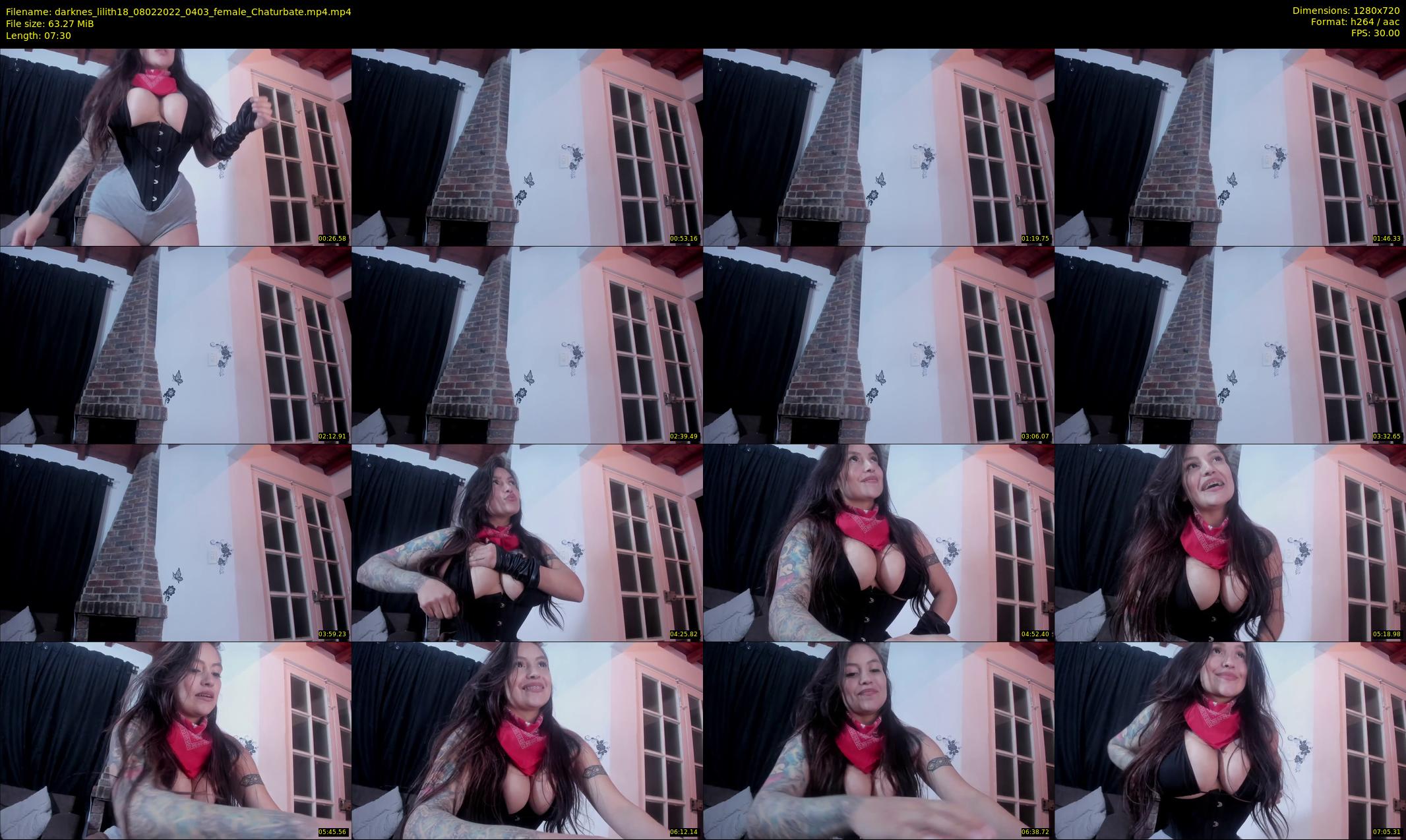 darknes_lilith18 — 8 minute Chaturbate female cam show recording, 720p, Feb 8, 2022