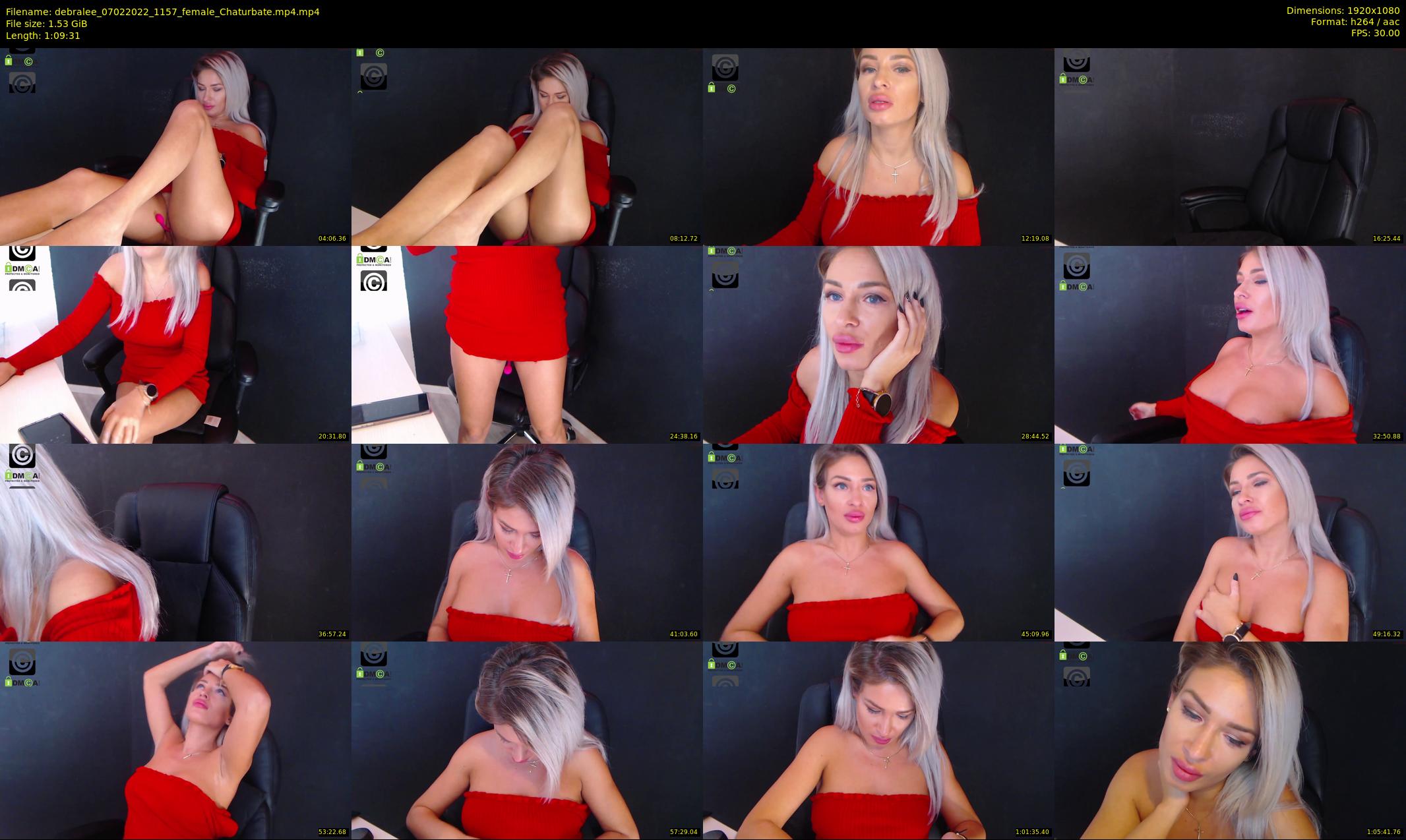 debralee — 70 minute Chaturbate female cam show recording, 1080p, Feb 7, 2022
