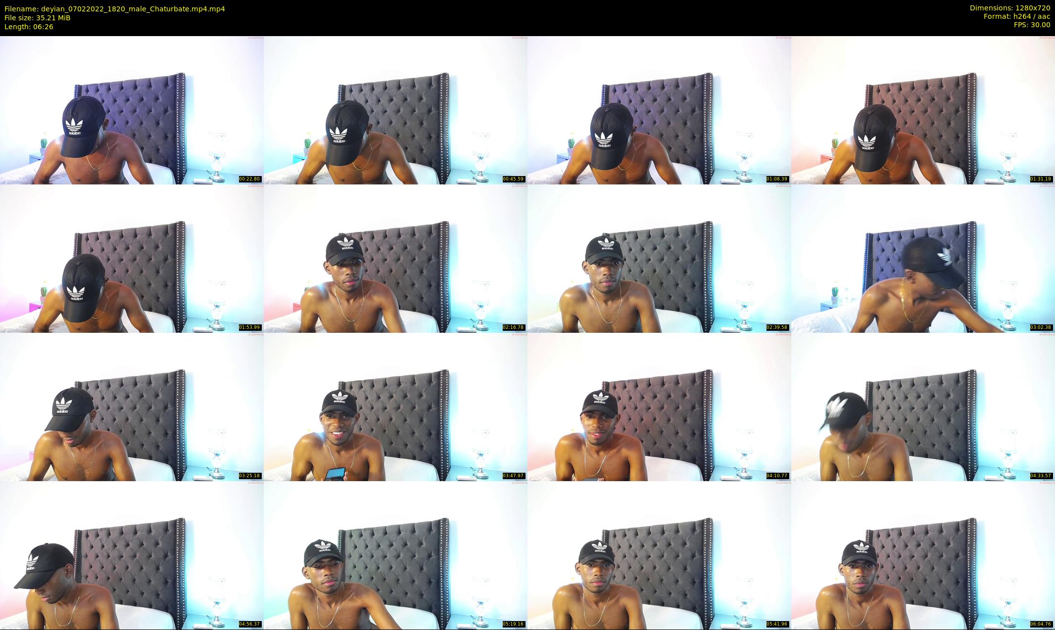 deyian — 7 minute Chaturbate male cam show recording, 720p, Feb 7, 2022