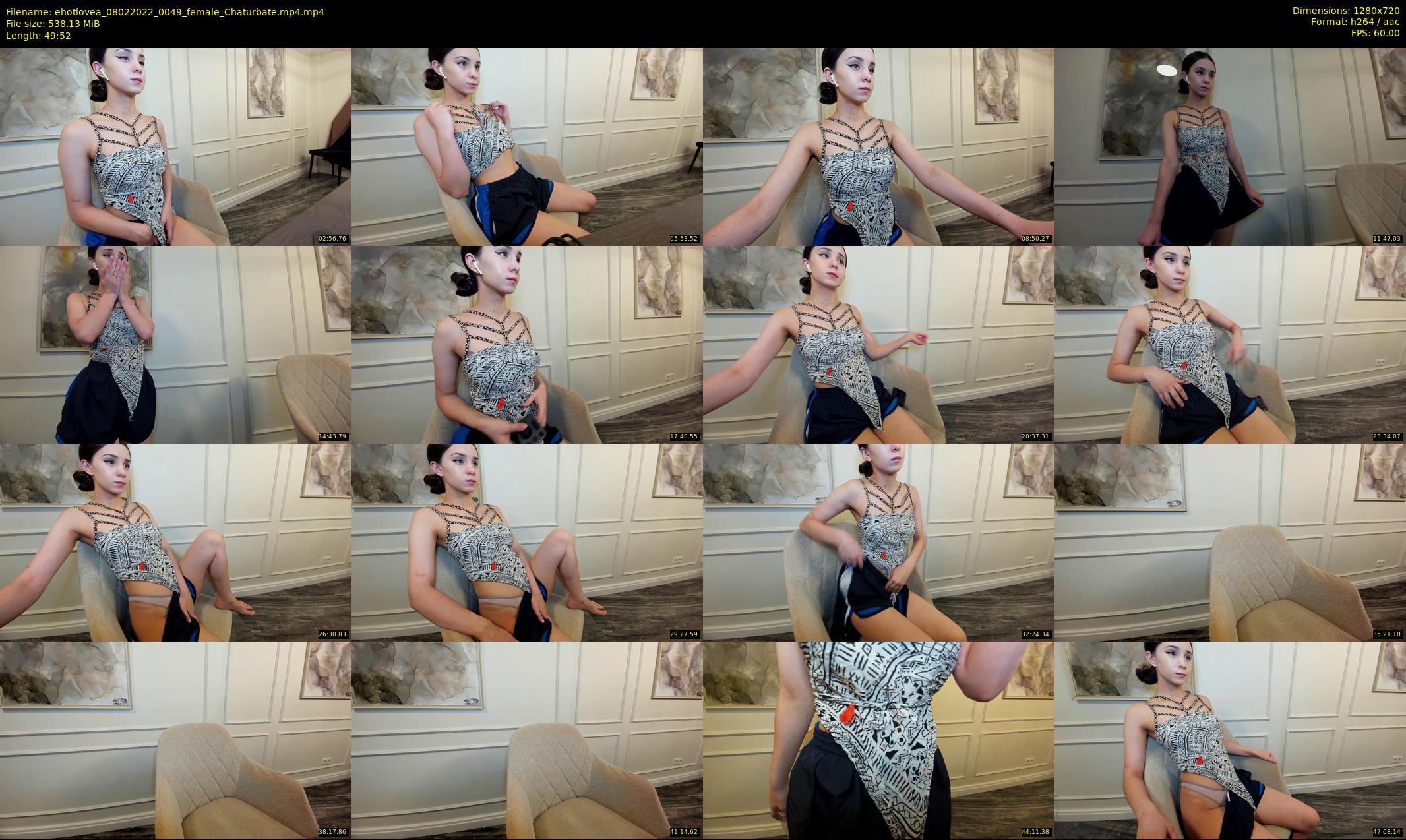 ehotlovea — 50 minute Chaturbate female cam show recording, 720p, Feb 8, 2022