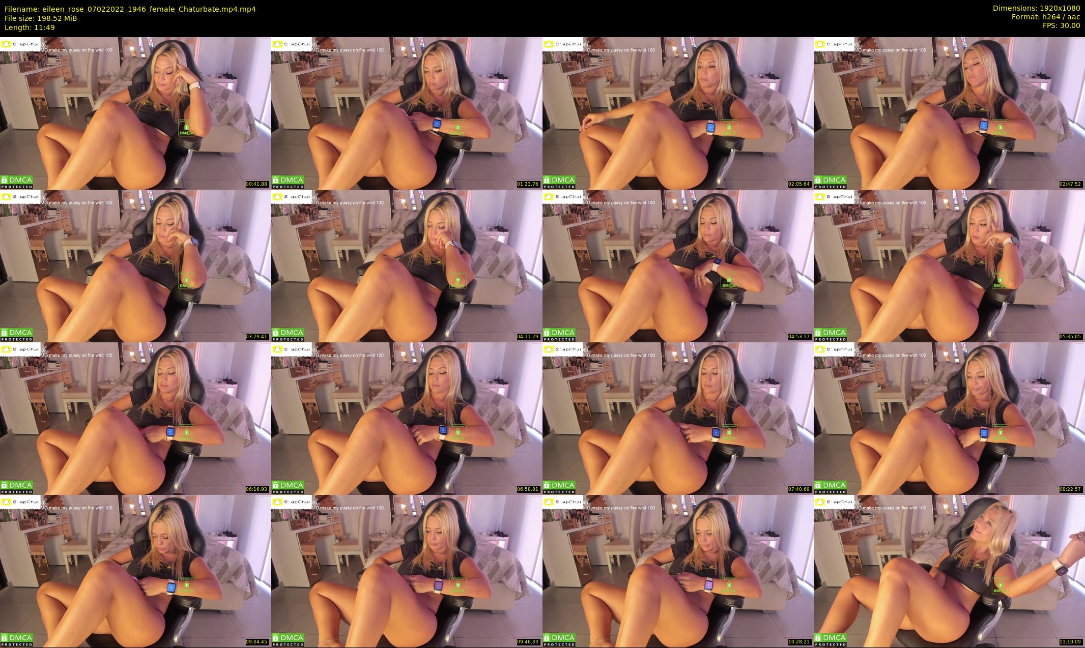 eileen_rose — 12 minute Chaturbate female cam show recording, 1080p, Feb 7, 2022