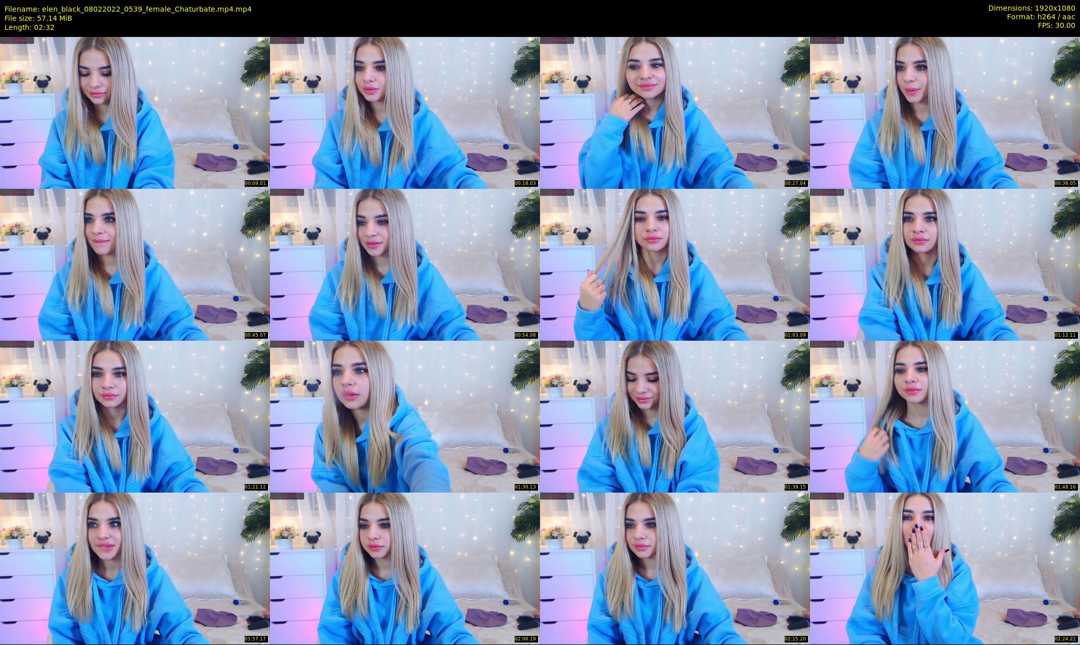 elen_black — 3 minute Chaturbate female cam show recording, 1080p, Feb 8, 2022
