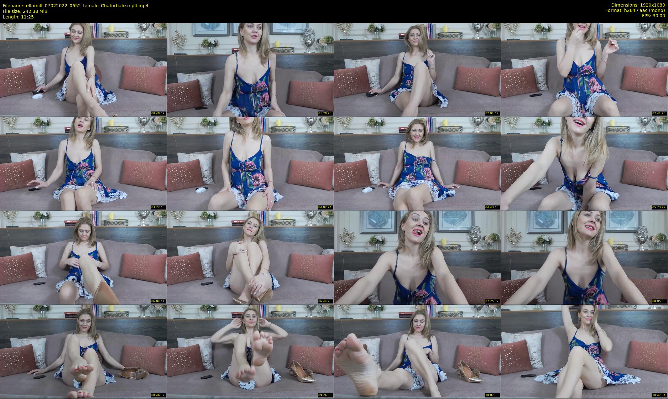 ellamilf — 12 minute Chaturbate female cam show recording, 1080p, Feb 7, 2022