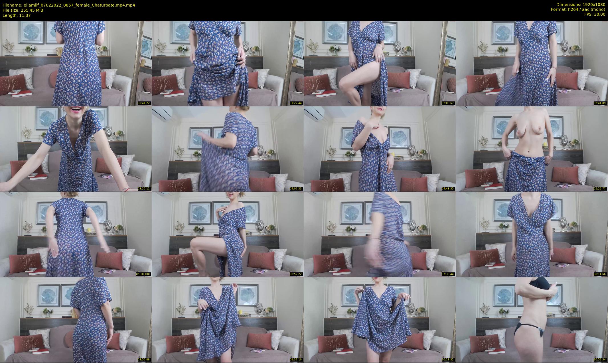 ellamilf — 12 minute Chaturbate female cam show recording, 1080p, Feb 7, 2022