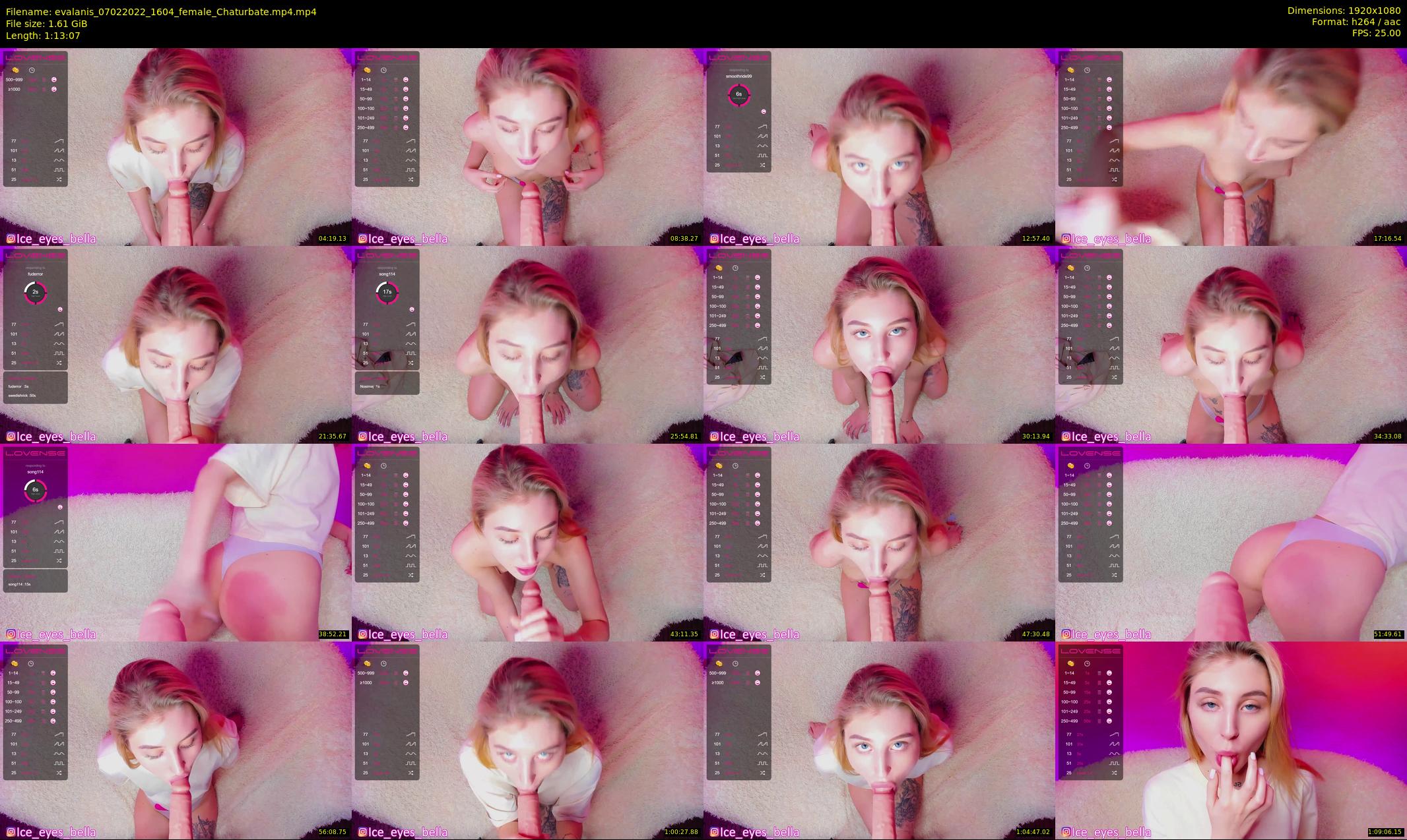 evalanis — 74 minute Chaturbate couple cam show recording, 1080p, Feb 7, 2022