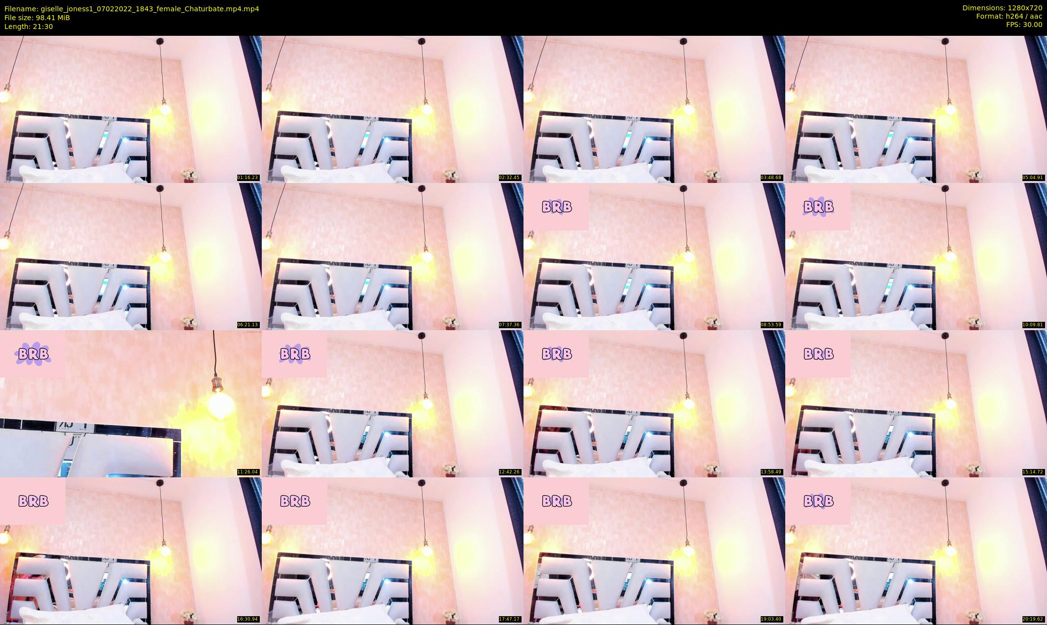 giselle_joness1 — 22 minute Chaturbate female cam show recording, 720p, Feb 7, 2022