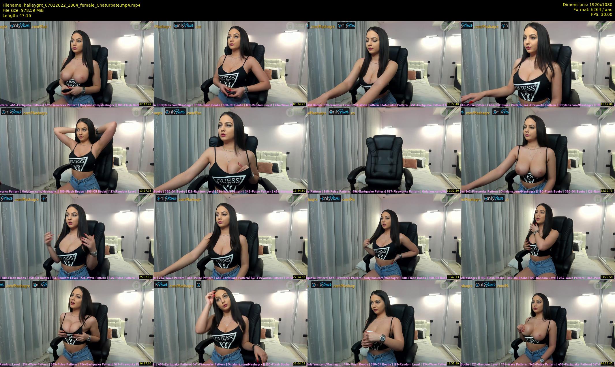 haileygrx — 48 minute Chaturbate female cam show recording, 1080p, Feb 7, 2022